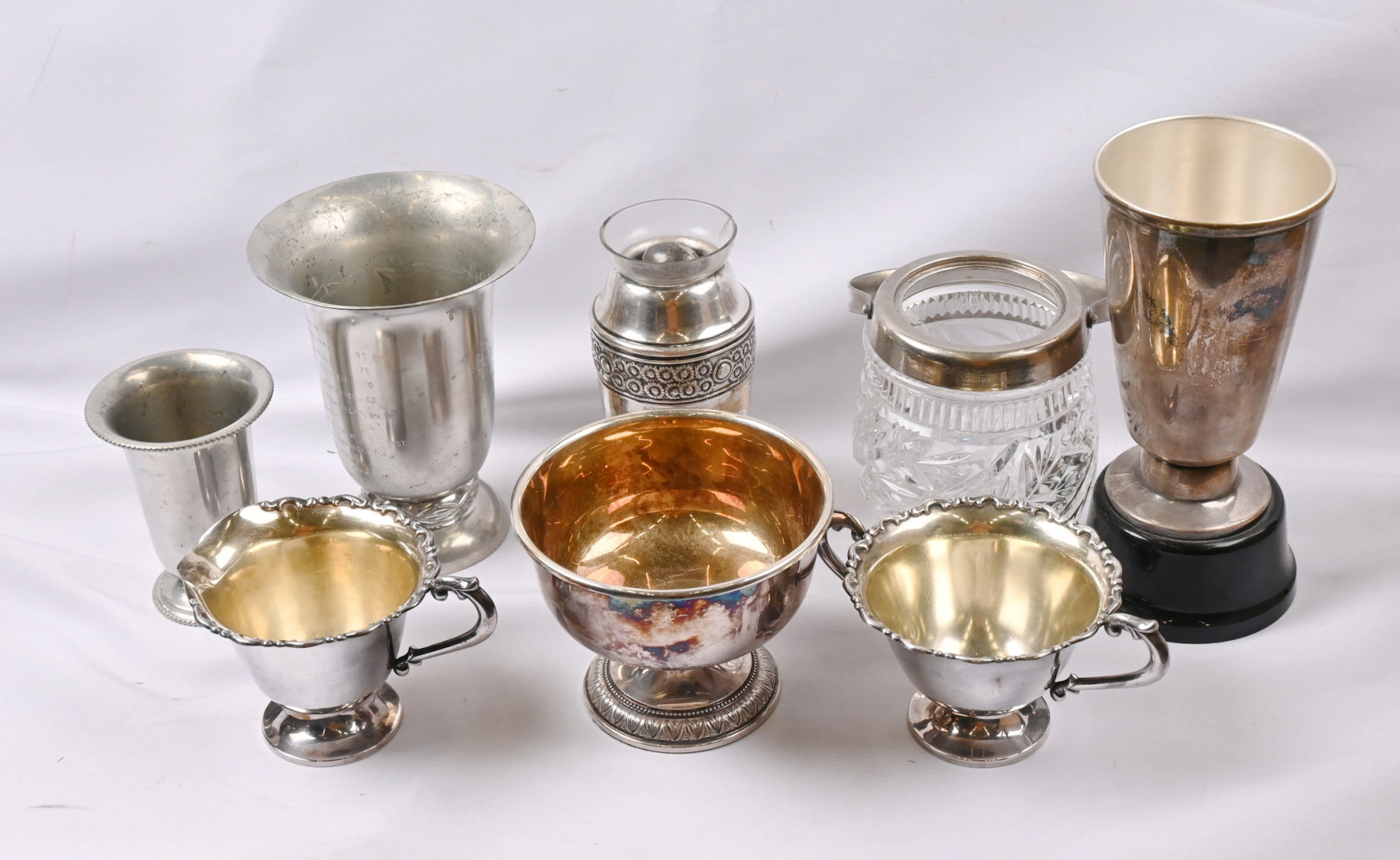 Large selection of award, decorative and utility items mainly of alpaca