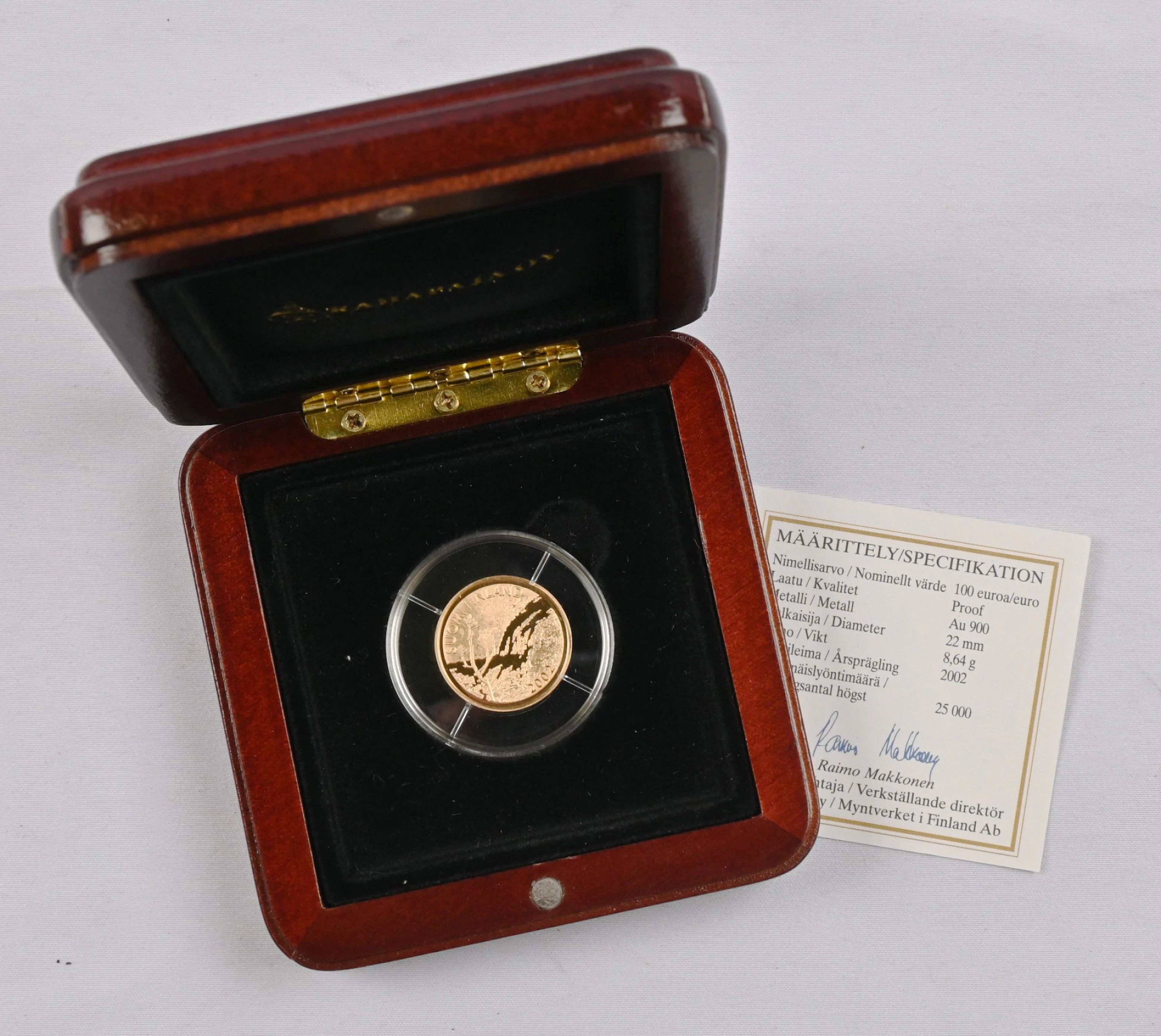 2002 Midnight sun 100€ gold