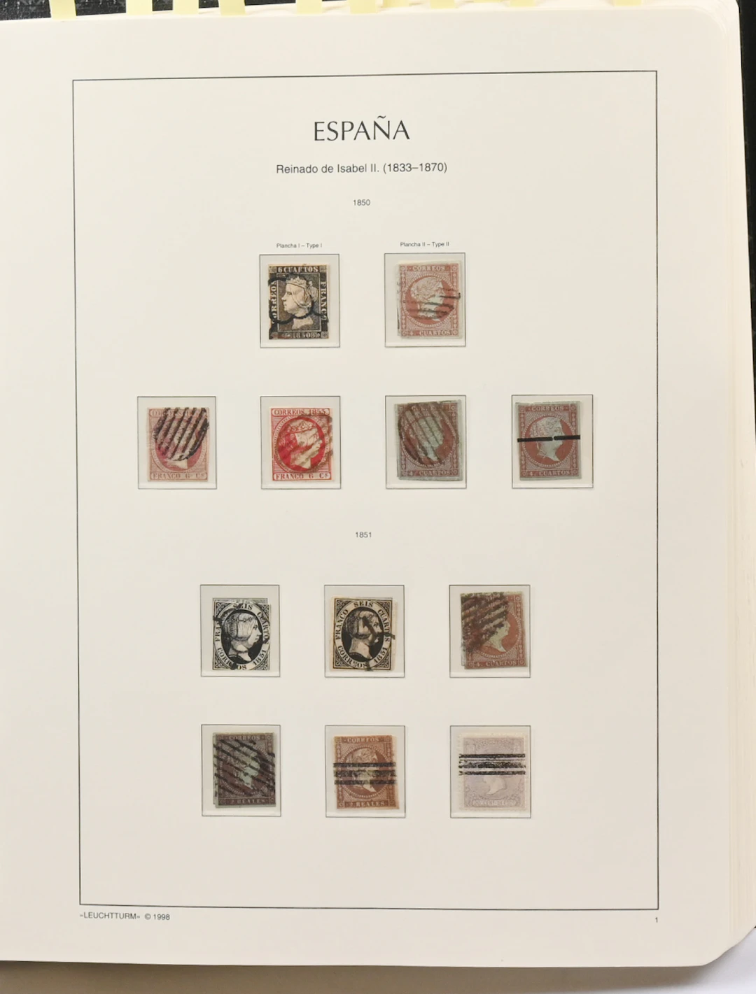 1850 owards very mixed material on Schaubek pages with mounts (plenty