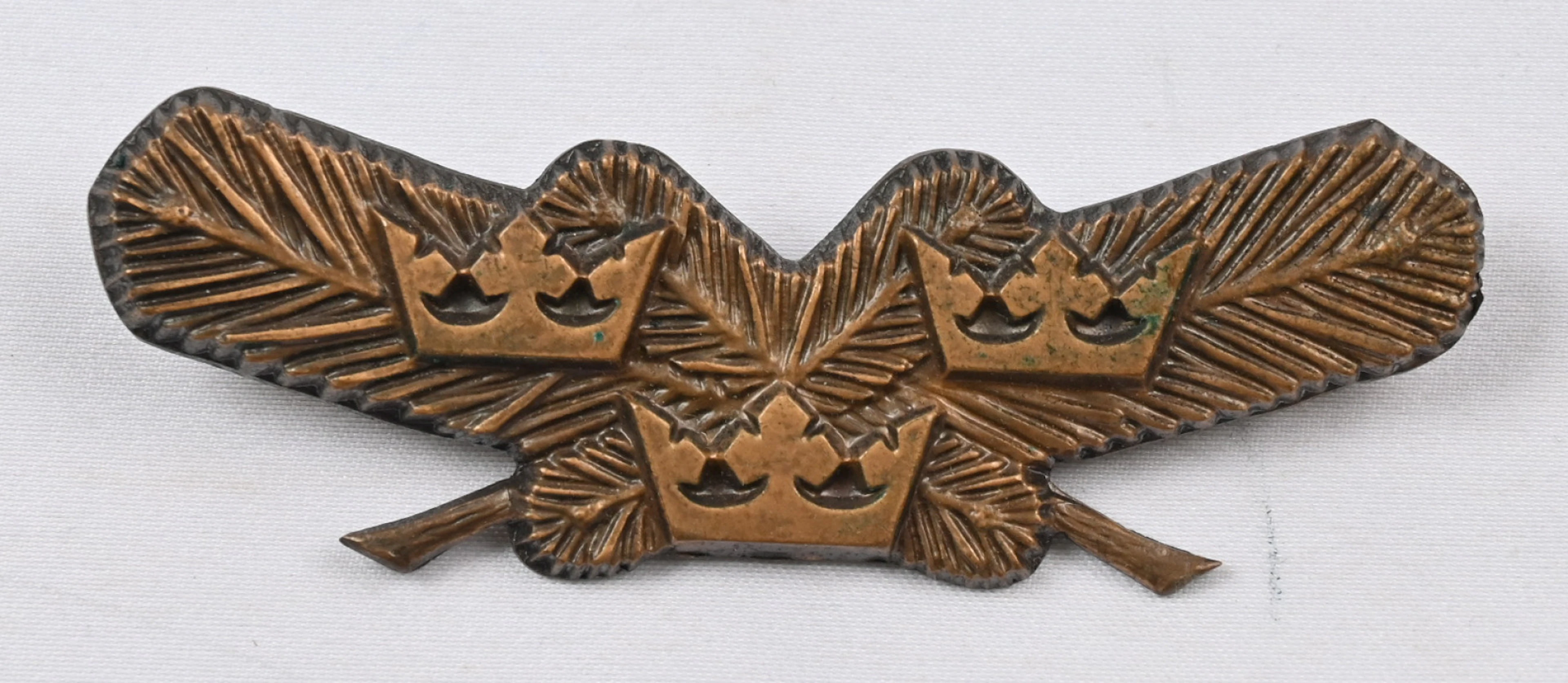 Hangöspännet – Hanko buckle, badge of the Swedish volunteers. Rare!