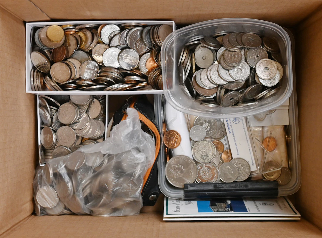 Sweden and other coins, over 10 KG