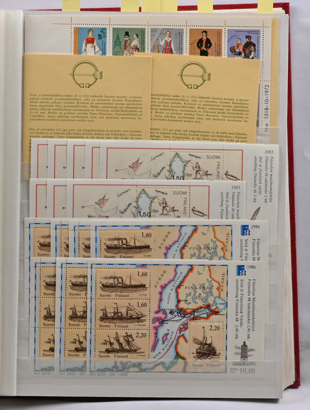 MNH ** stamp lot in two stockbooks. Material mostly from 1980s to