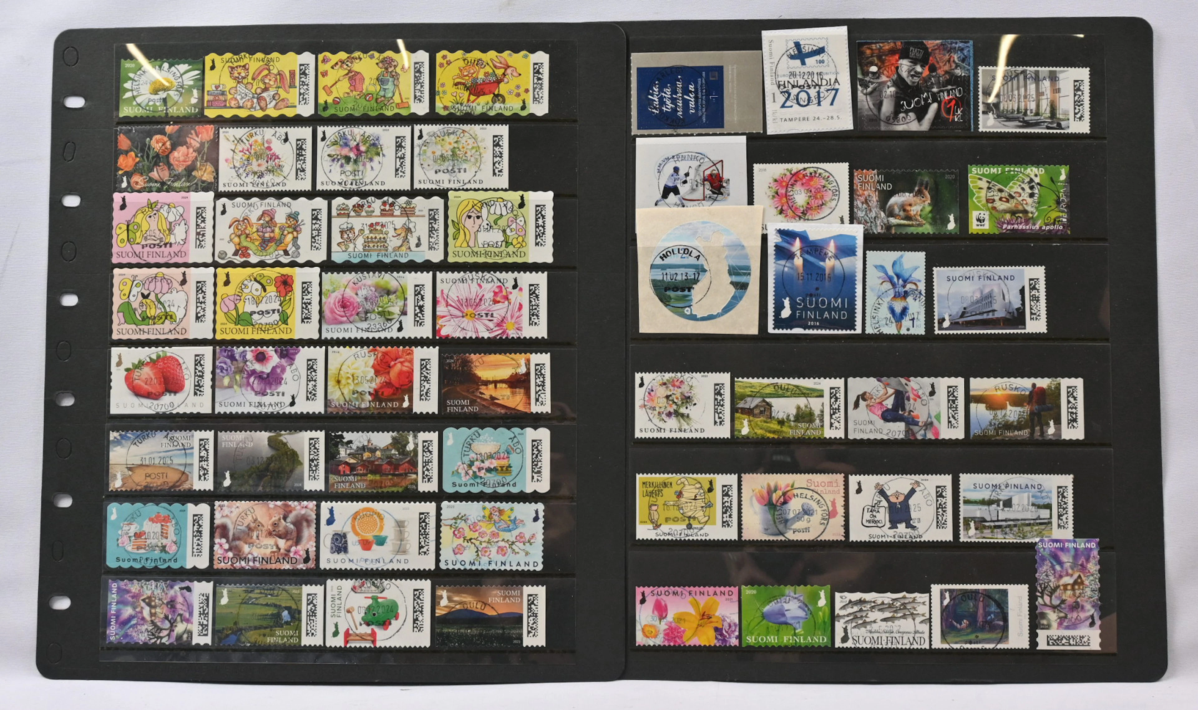 2020s superb / very fine used cancellations on over 90 stamps included