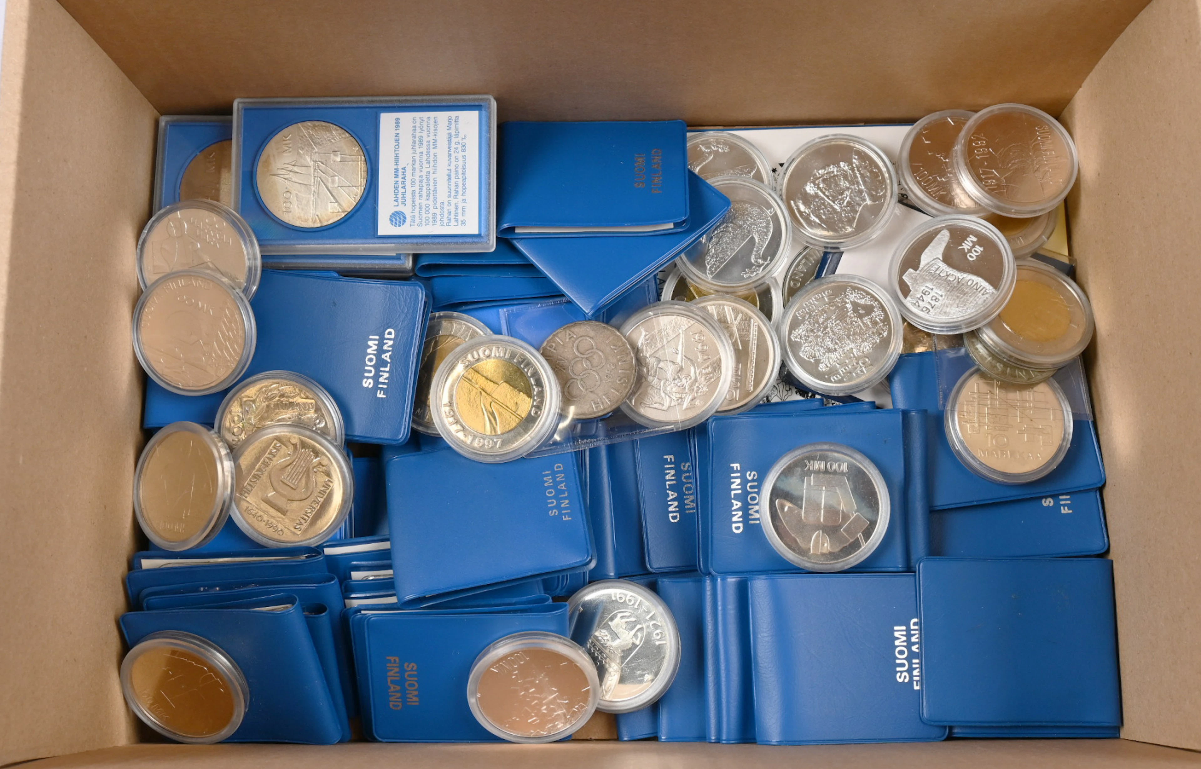 1952 onwards selection of commemorative coins. Over 80 pieces including