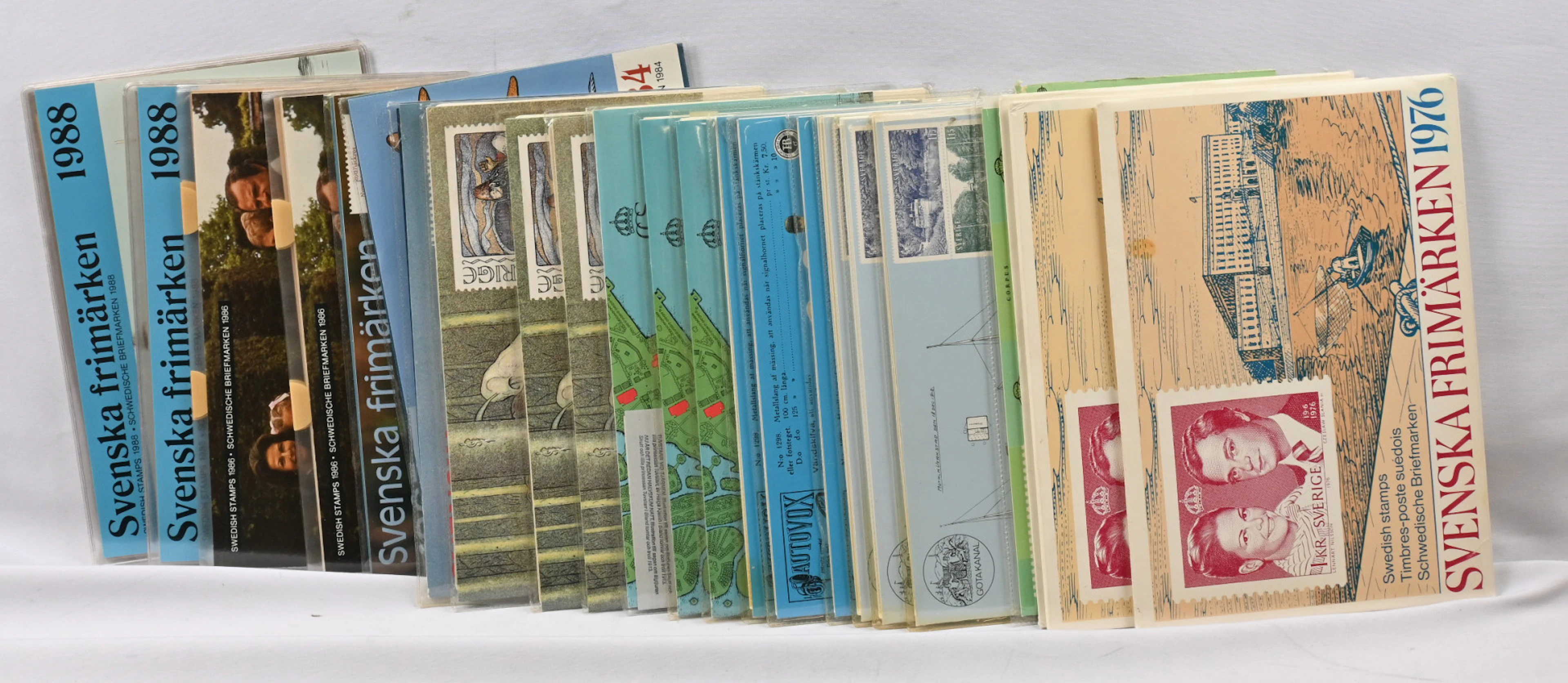 1976 - 1988 selection of year sets, over 20 pieces, no booklet year
