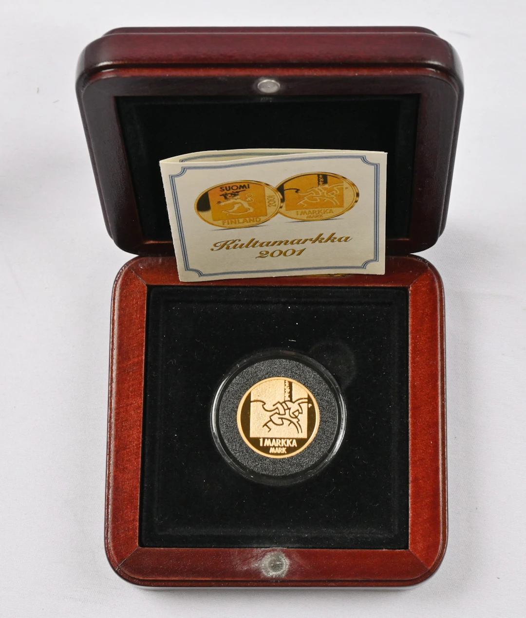 2001 1 markka gold