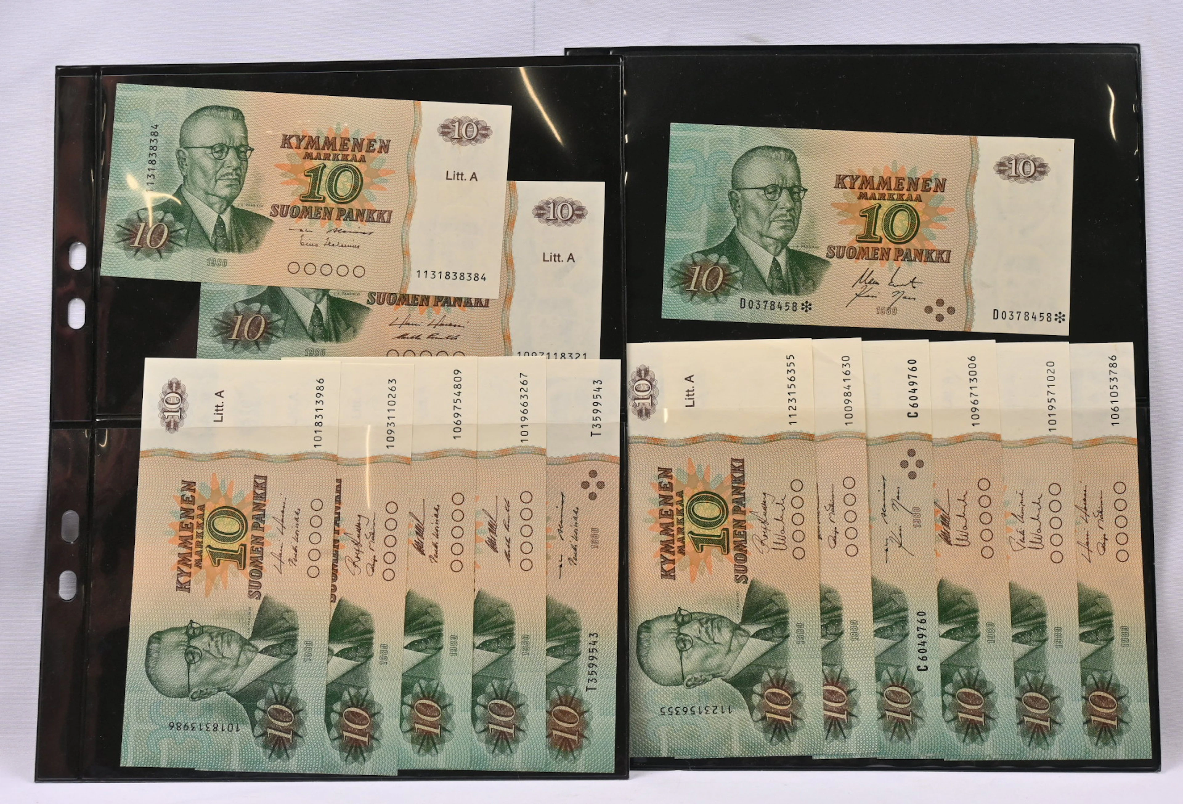 1976 - 1980 selection of banknotes, over 30 pieces, mostly fine quality