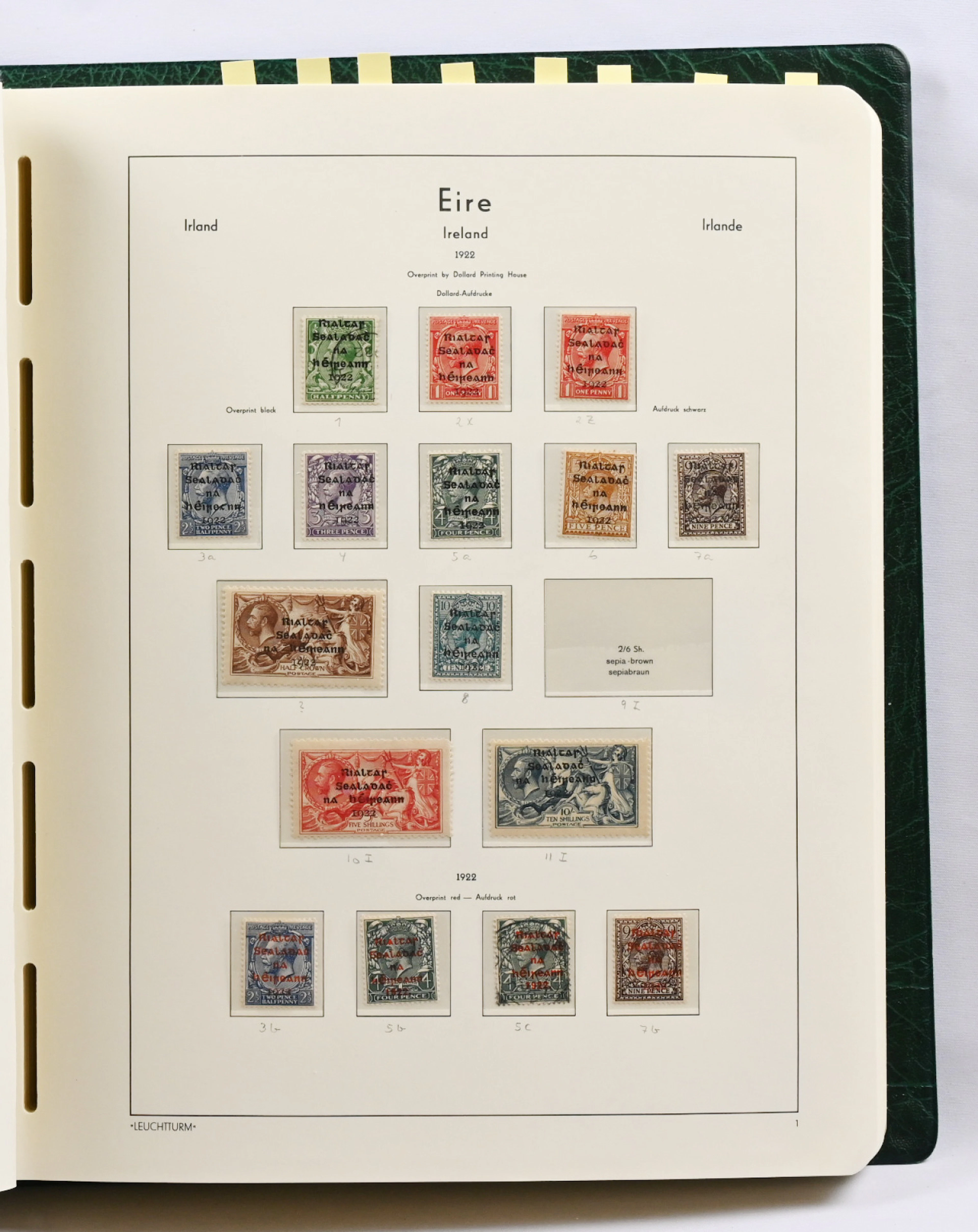 1922 - 2005 fine collection in two Leuchtturm albums with mounts.