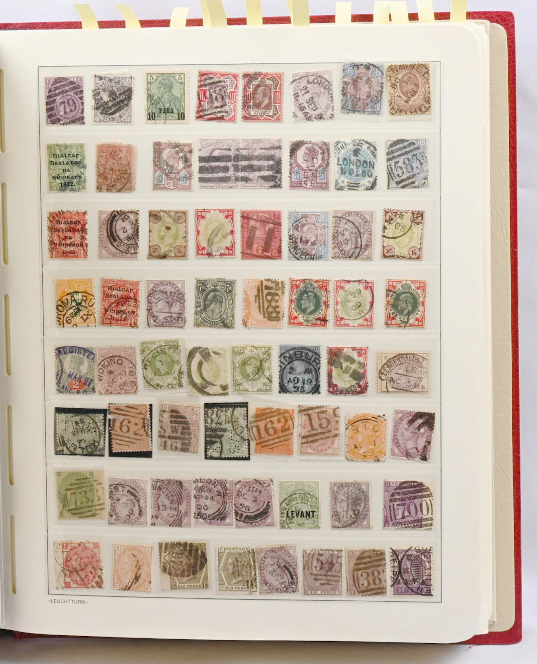 Great Britain and Hong Kong, very mixed stamp lot on pages with mounts