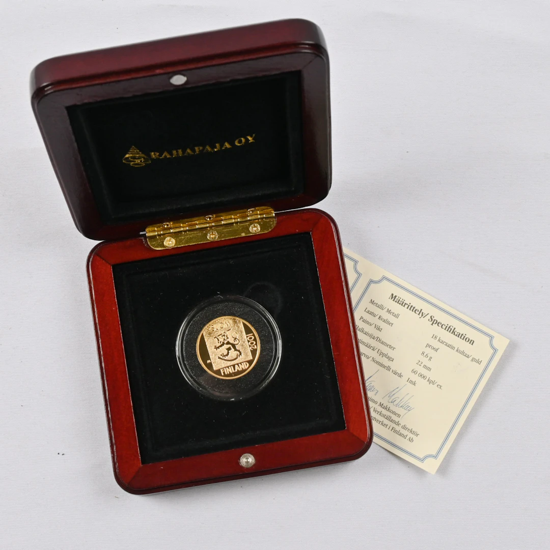 2001 1 markka gold