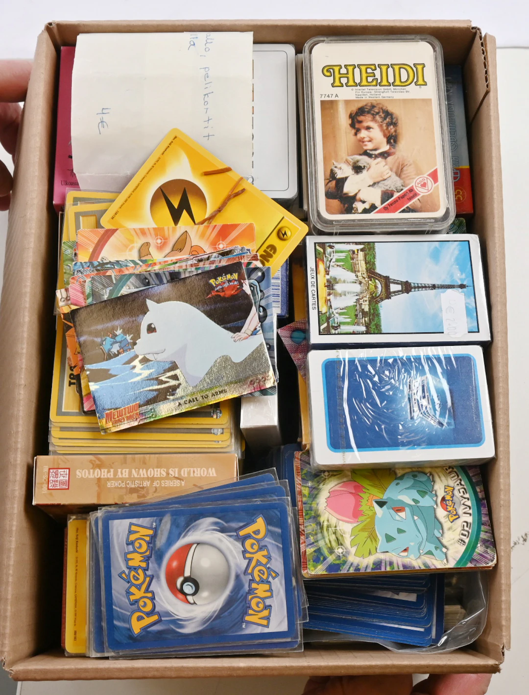 Playing cards over 60 packs, mainly unopened. Also a little bit of