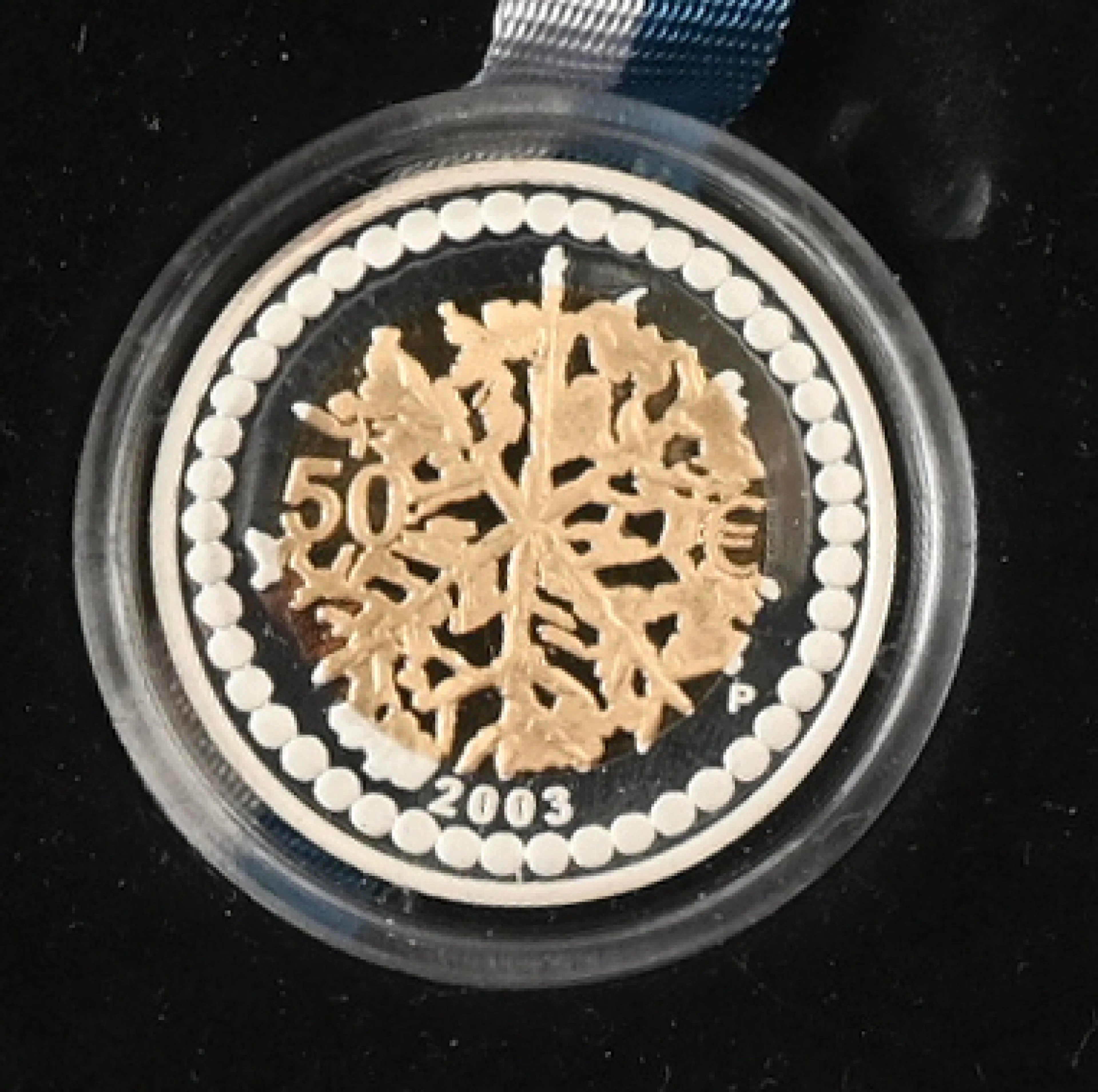 2003 Commemorative coin for Numismatic art 50€, gold/silver