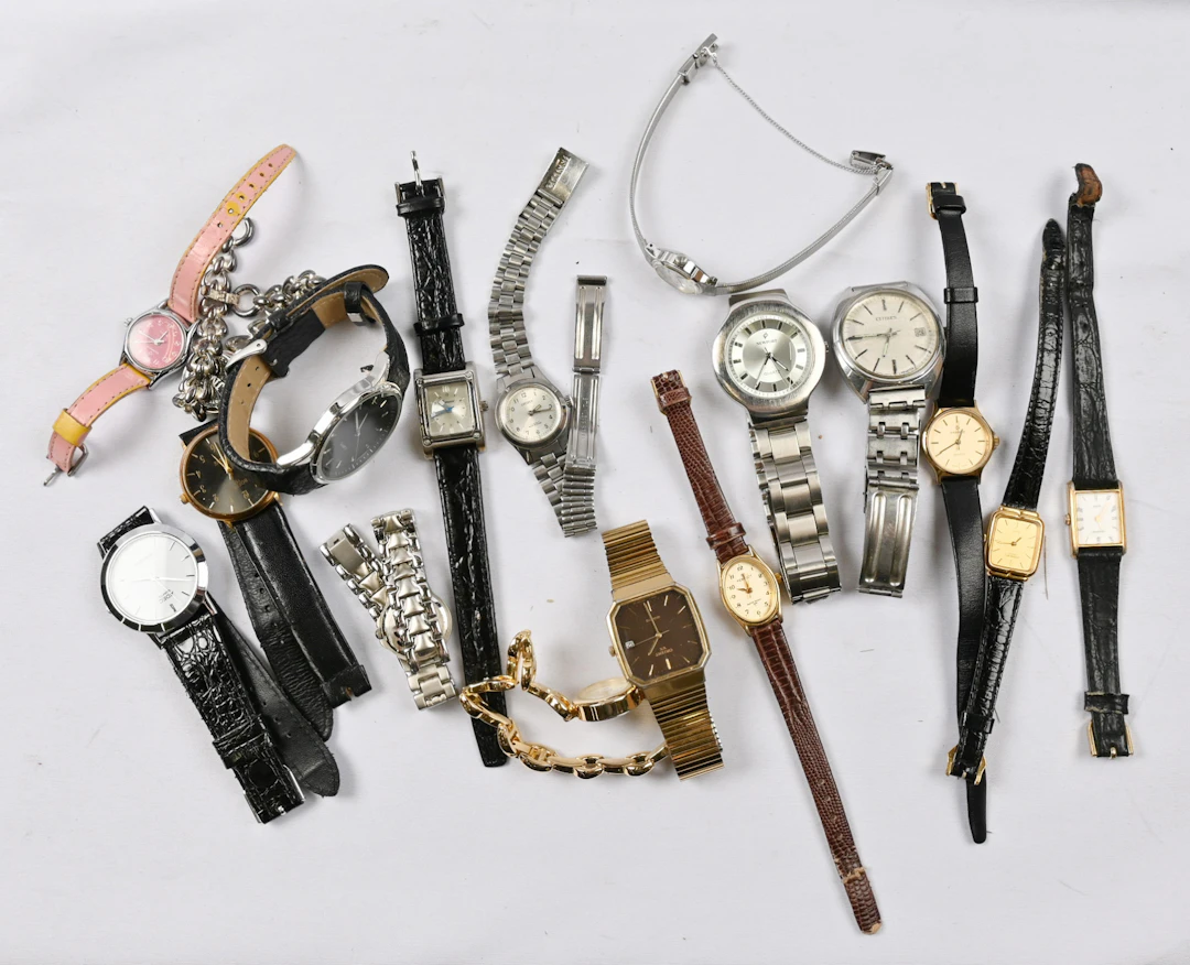 Selection of watches. Functionality unknown.