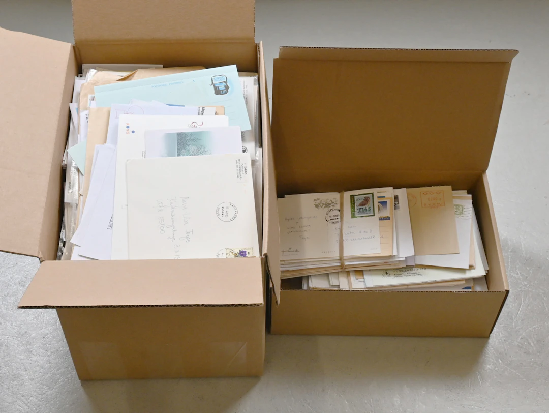 Finnish postal items fine large selection approximately 10 KG in a
