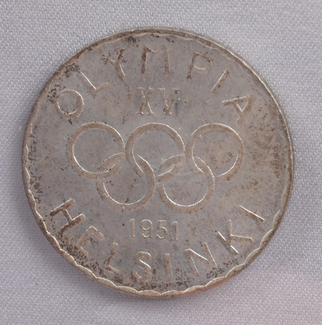 1951 Olympics 500 markka.