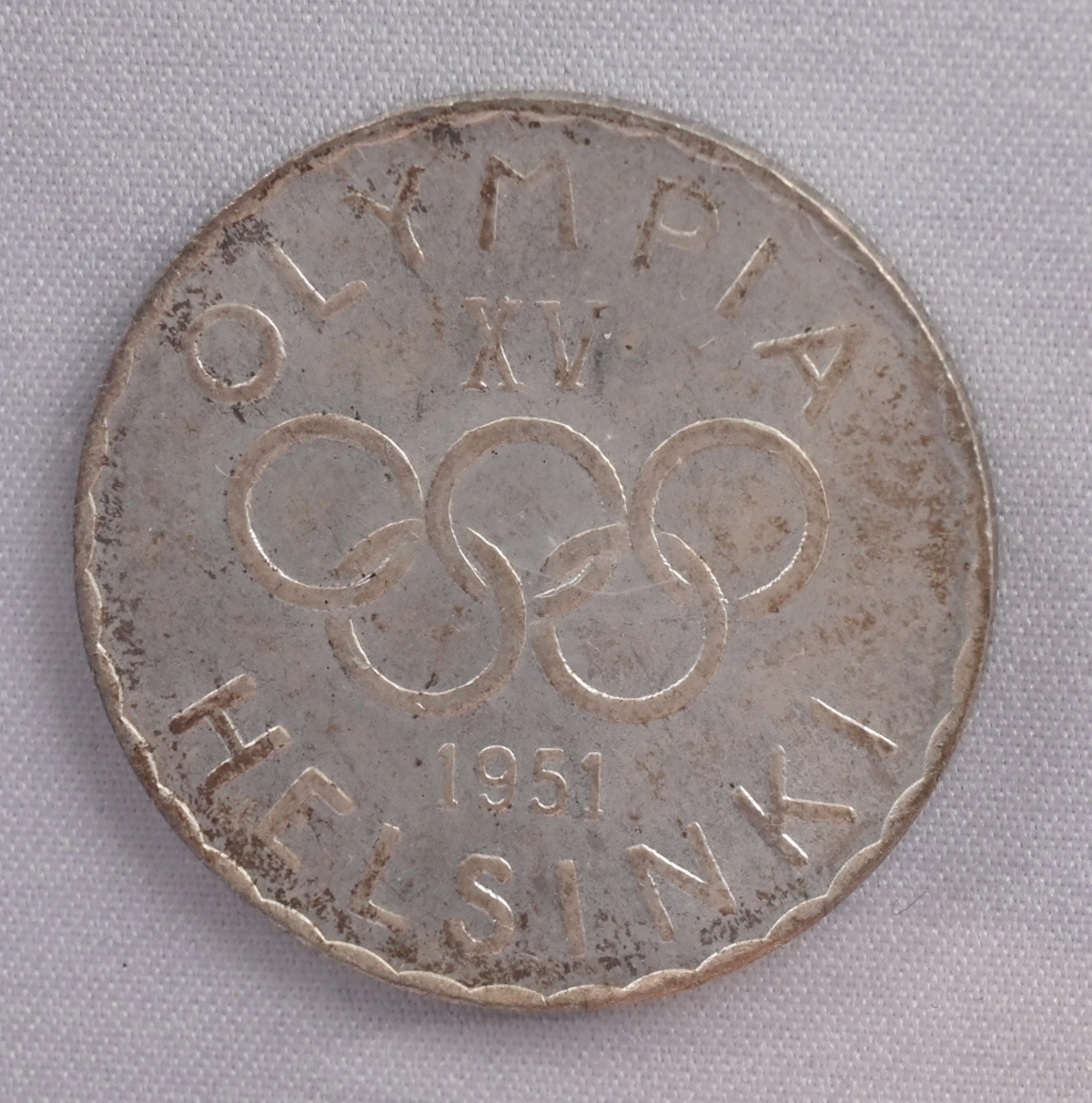 1951 Olympics 500 markka.