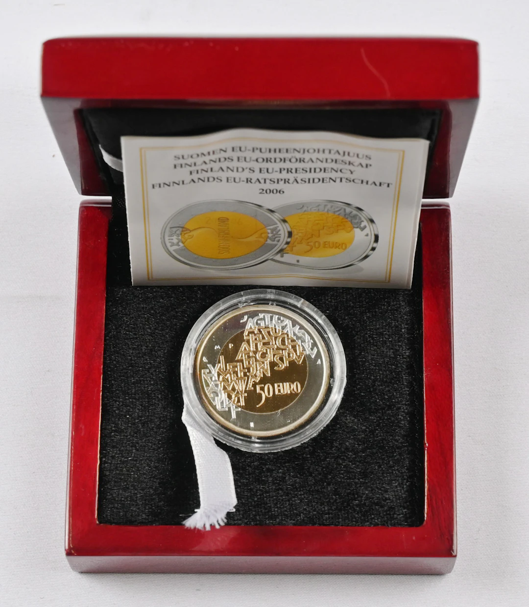 2006 50€ Finland EU Presidency, gold/silver