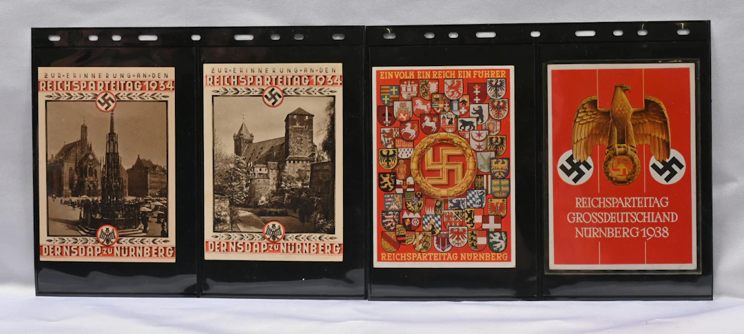 Germany, fine selection of 16 different propaganda cards from the