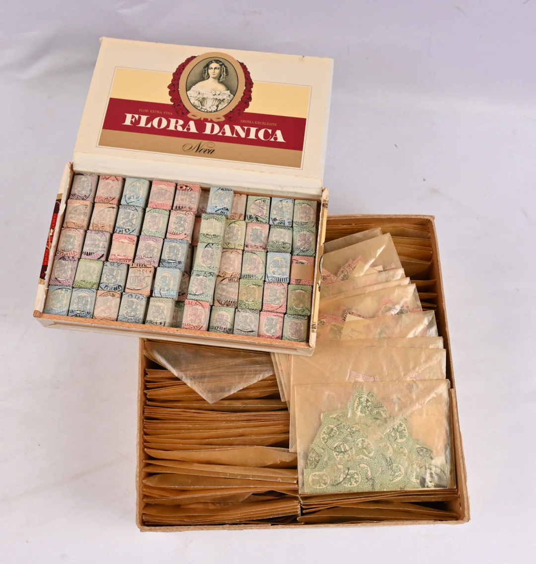 Finland issue 1917 loose bulk stamps in stamp bundles and loose, over
