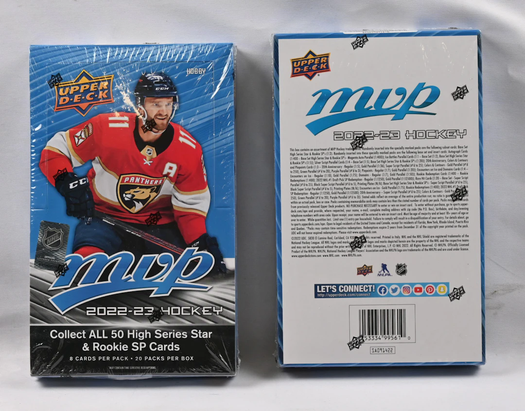 2022-23 Upper deck MVP, 2 Hobby boxes