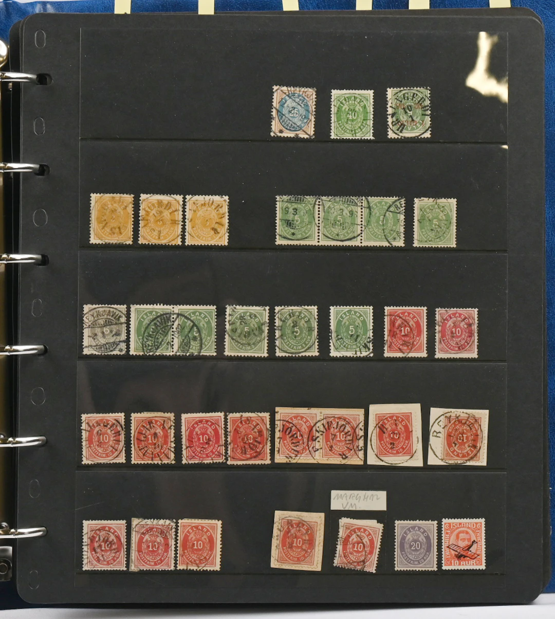 From 1876 onwards a stock selection of used and mint material in a