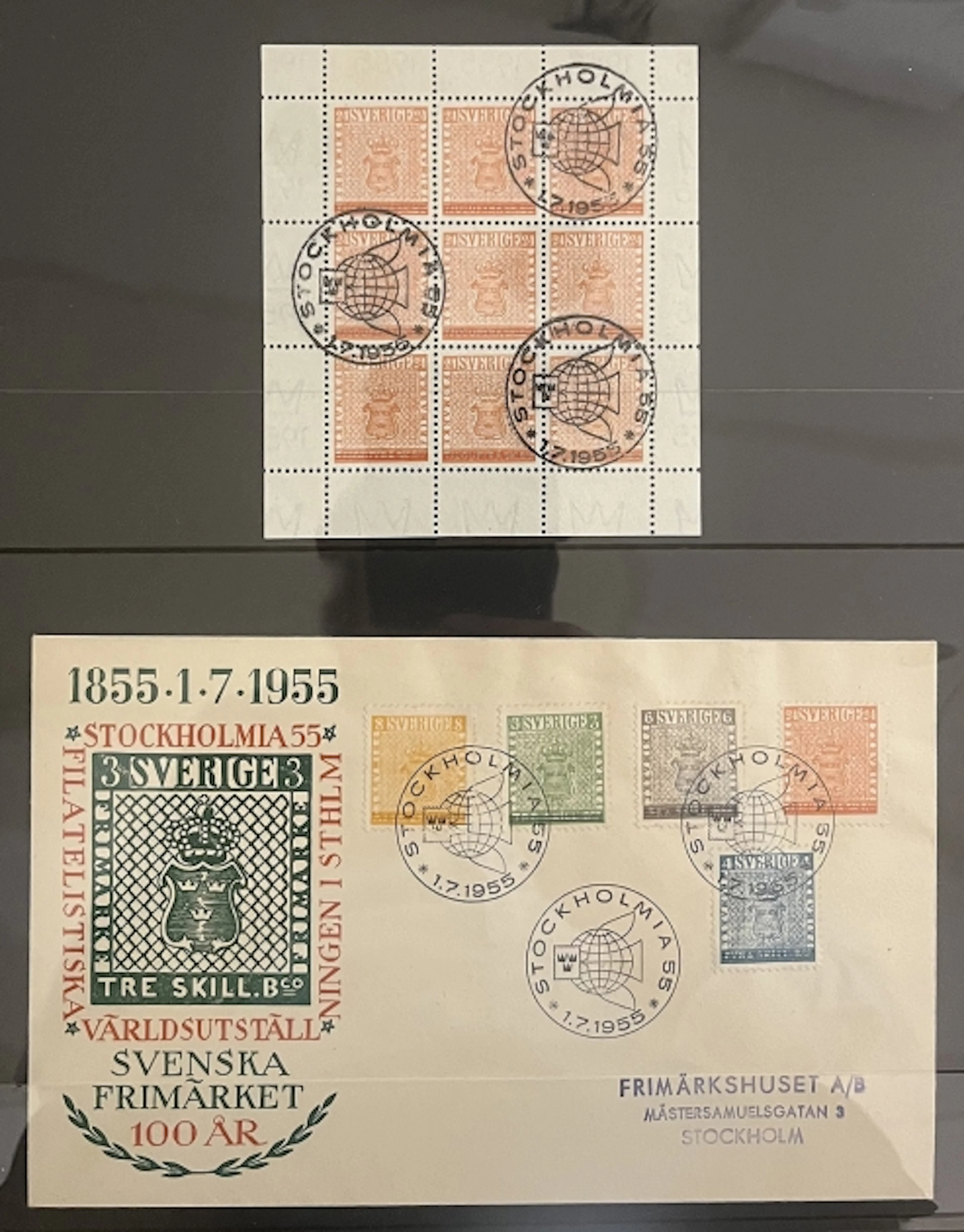 9 Visiralbum stämplat