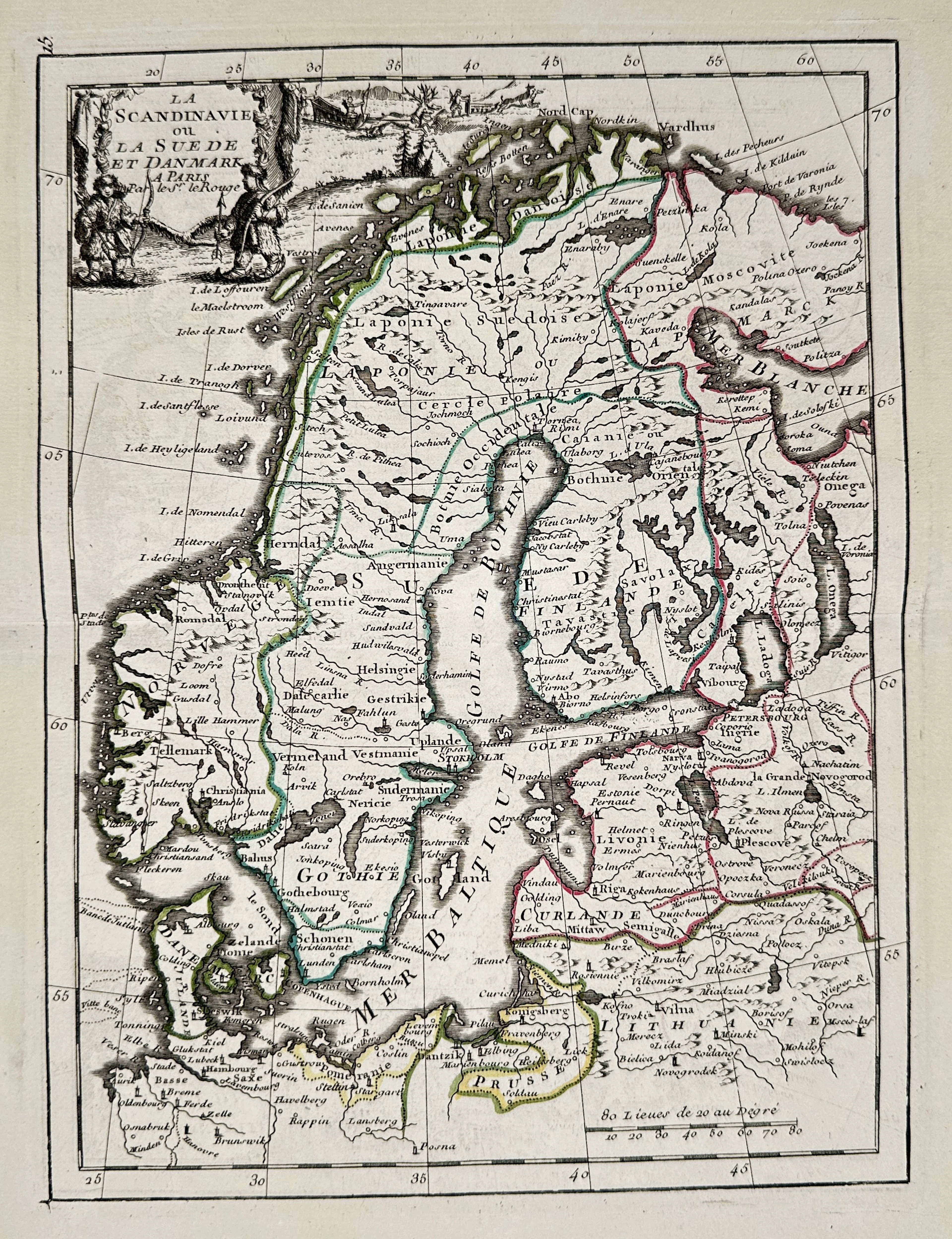 Georges-Louis Le Rouge (c. 1712–c. 1790) – Map of Northern Europe