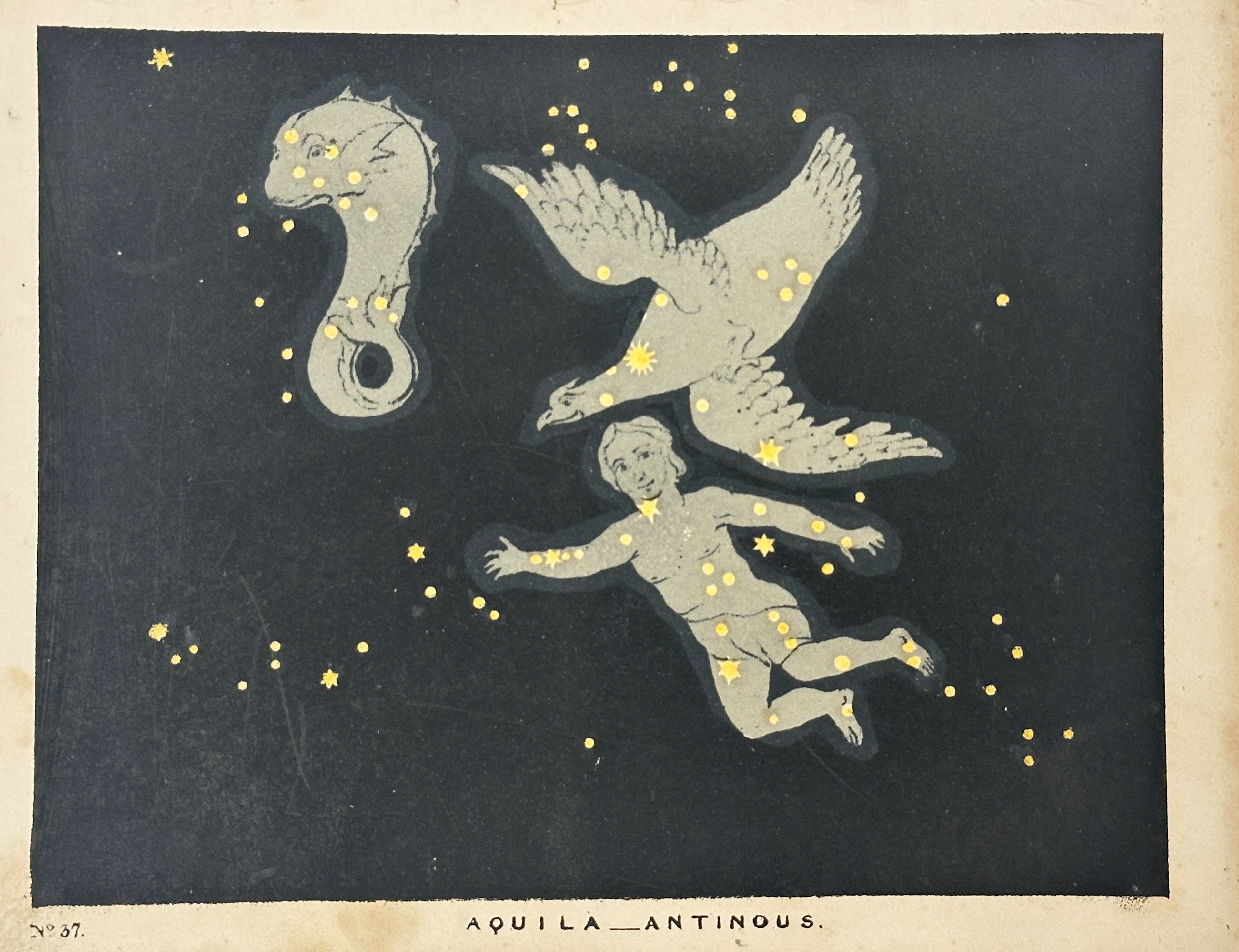 Charles Blunt (1803–1878) – Aquila and Antinous (Constellation Study)