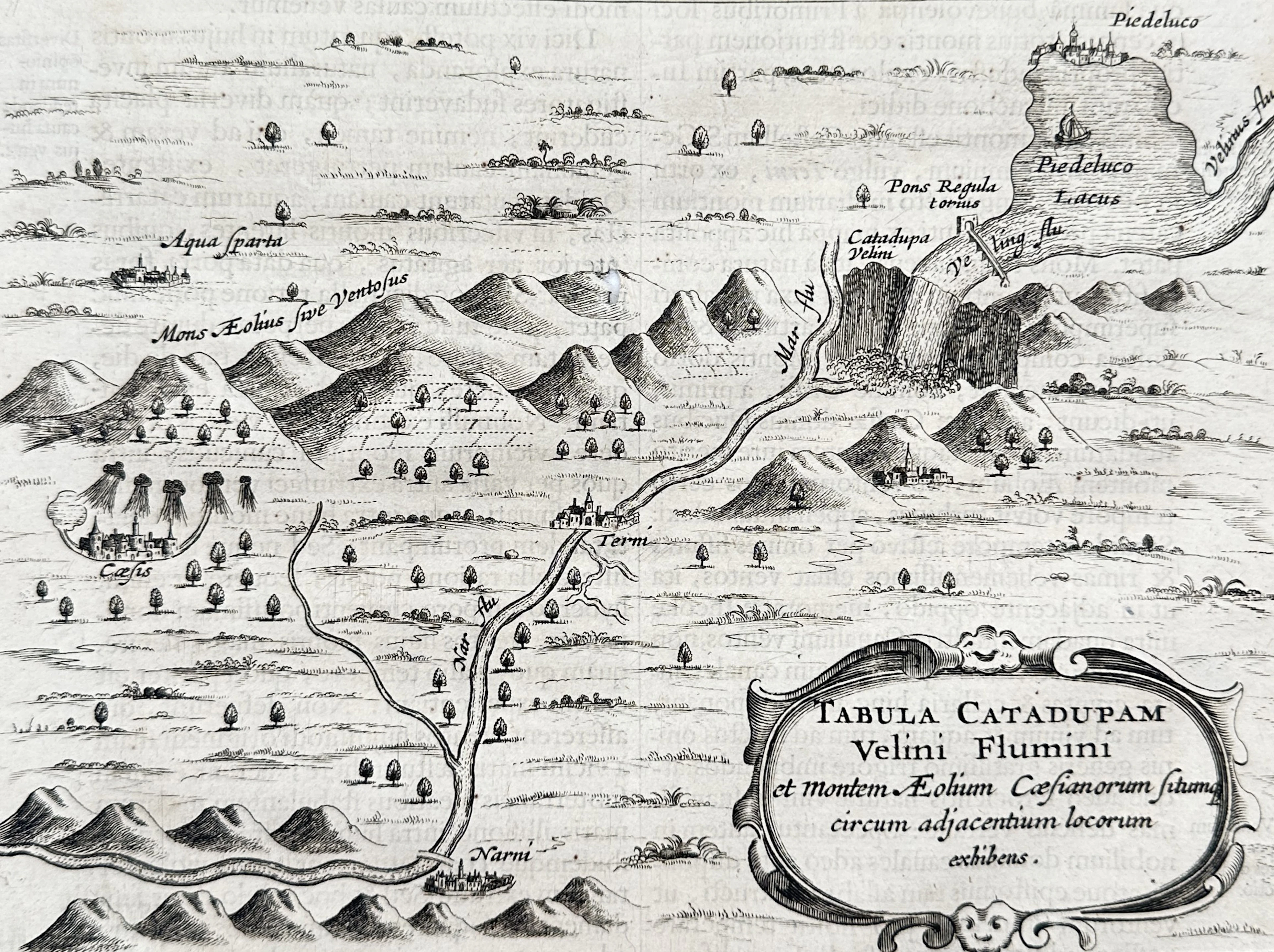 Athanasius Kircher (1602–1680) – View of the Cascata delle Marmore