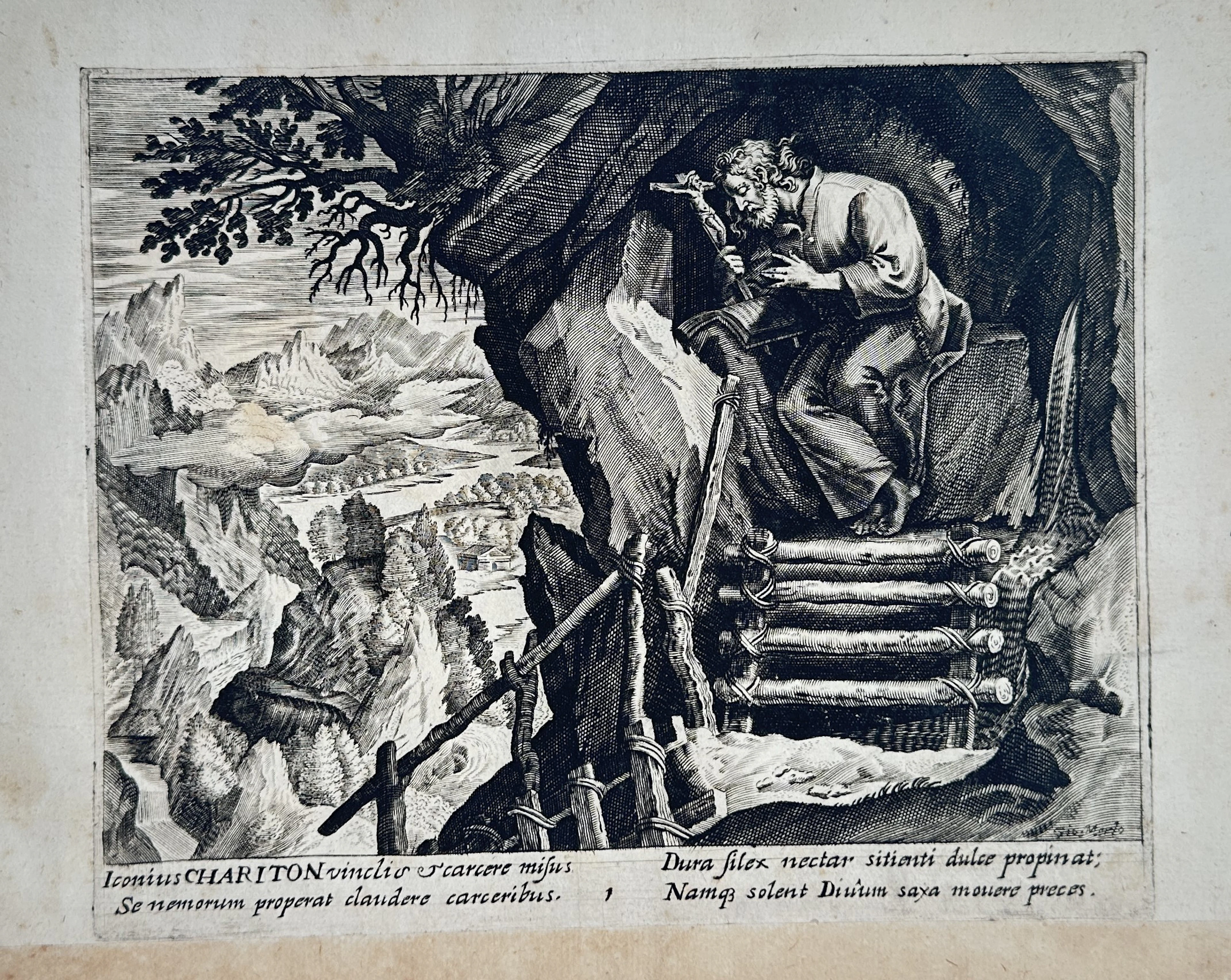 Giovanni Merlo (Active c. 1640–1660) – Saint Chariton the Confessor