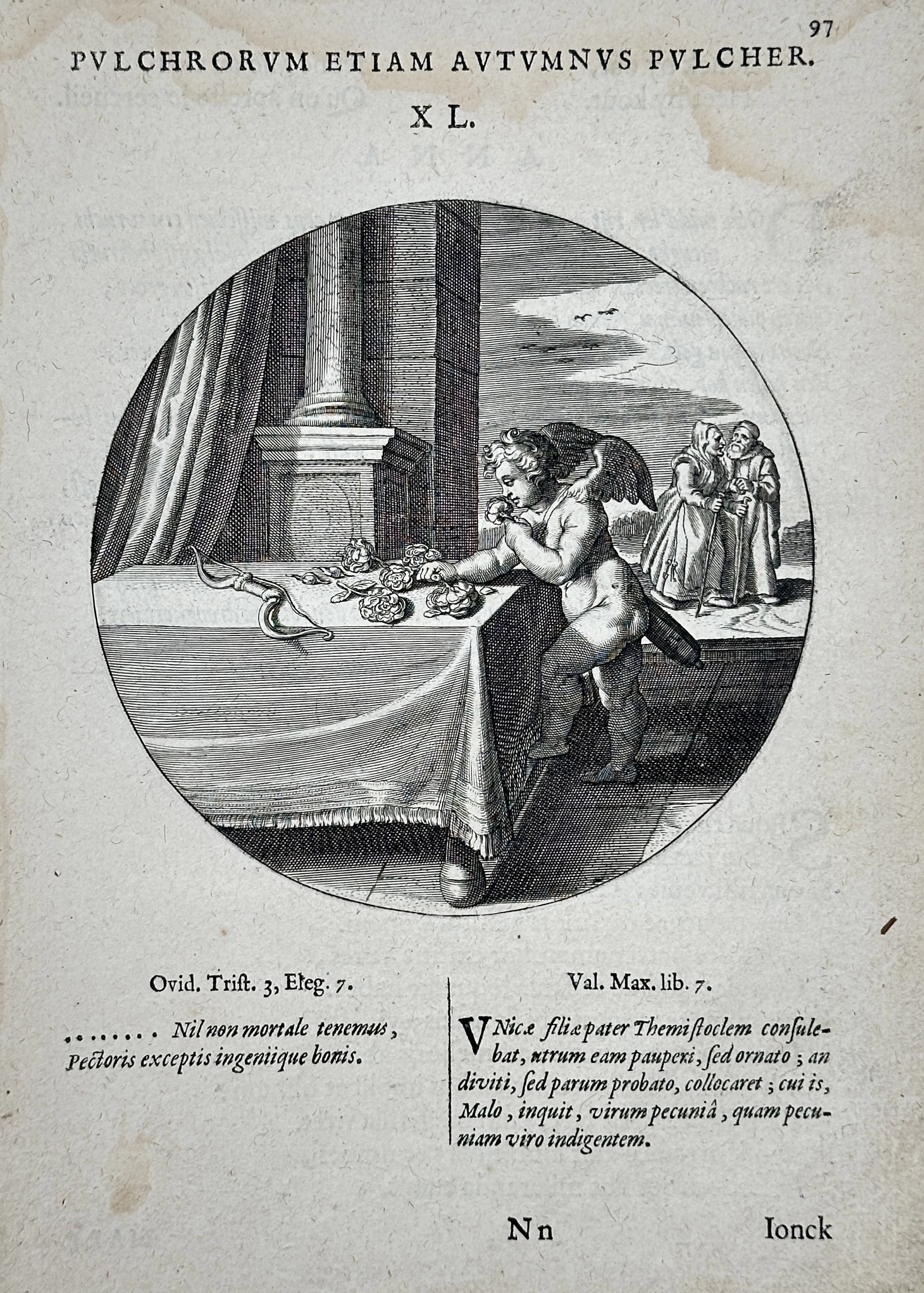 Jacob Cats (1577–1660) – Emblematic Illustration: The Autumn of the