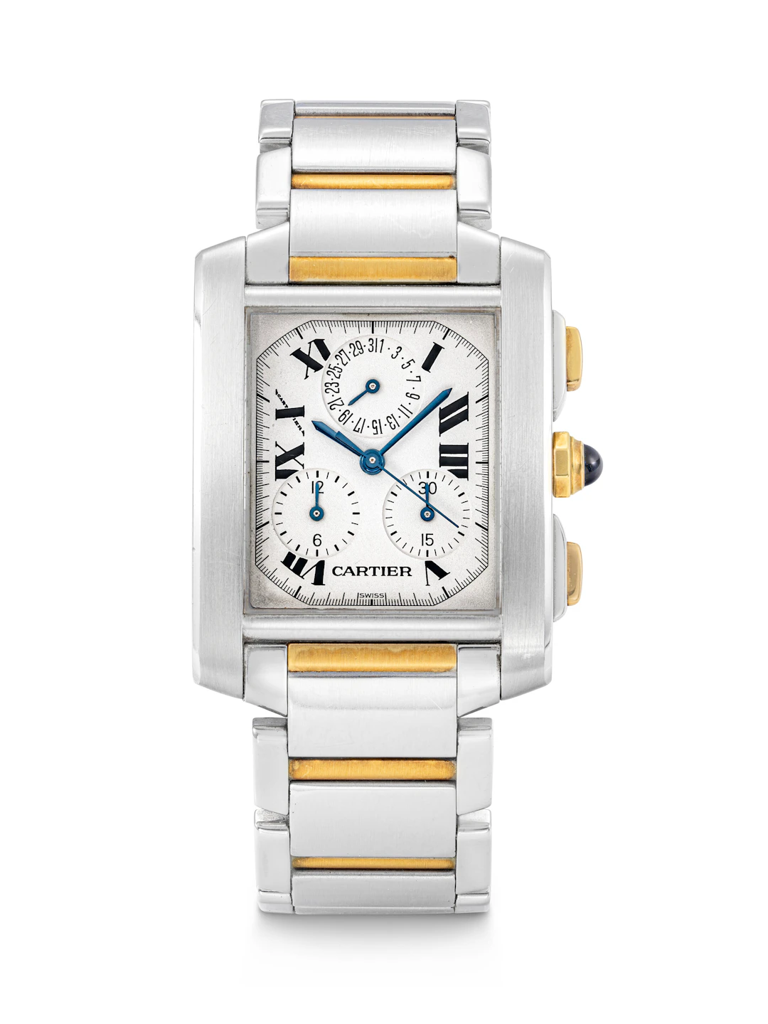 Cartier, Tank Française Chronograph Wristwatch, Ref. 2303