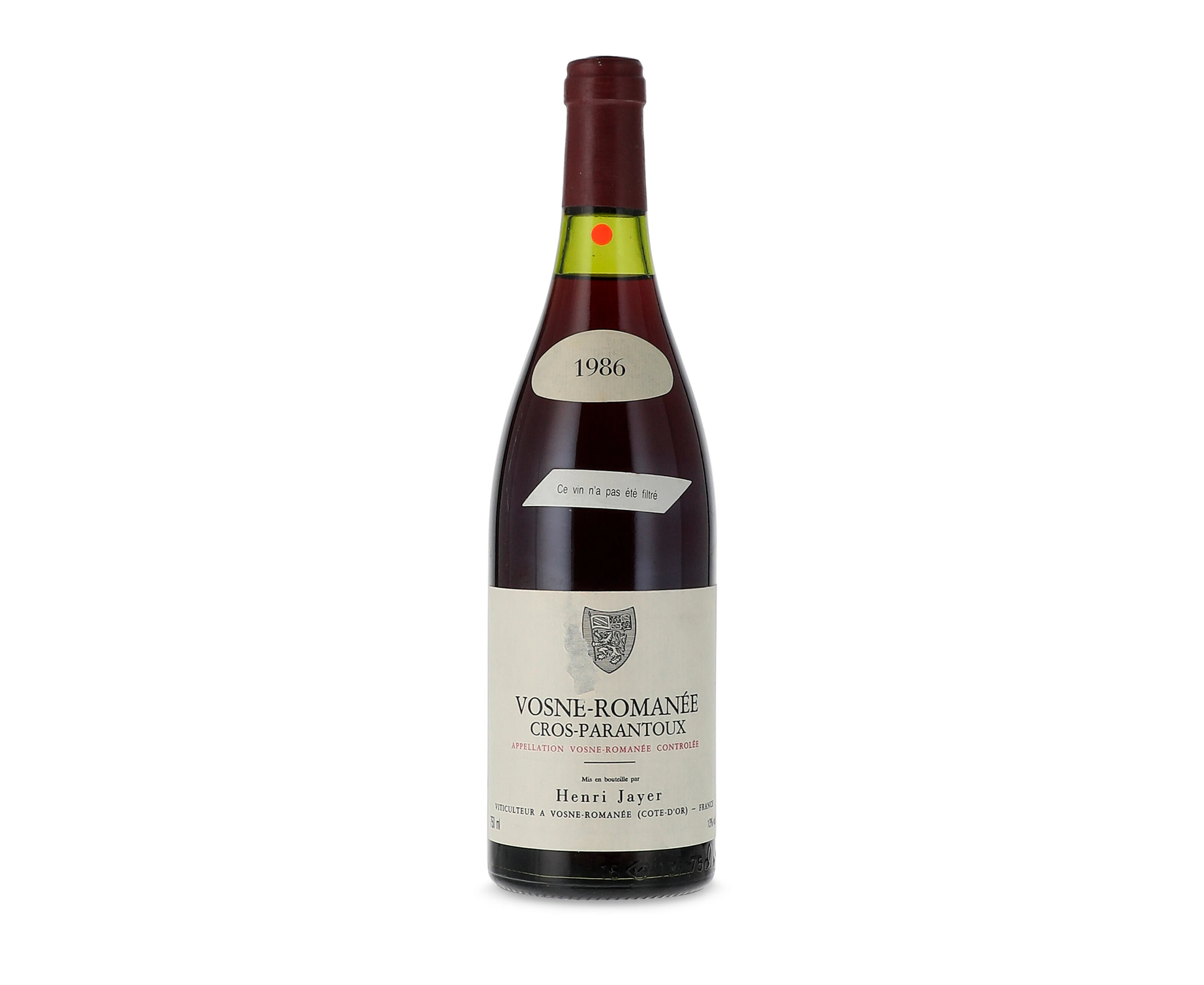 Henri Jayer, Vosne-Romanée, Cros Parantoux 1986