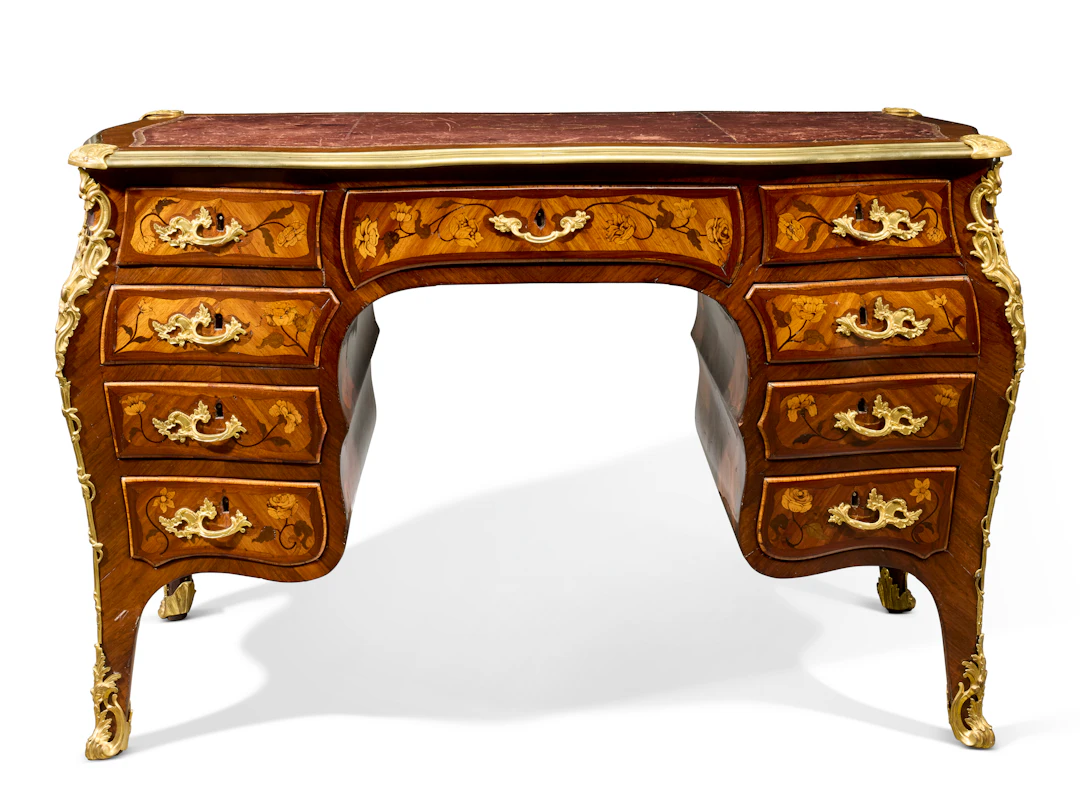 Bureau À Caissons D'époque Louis Xv