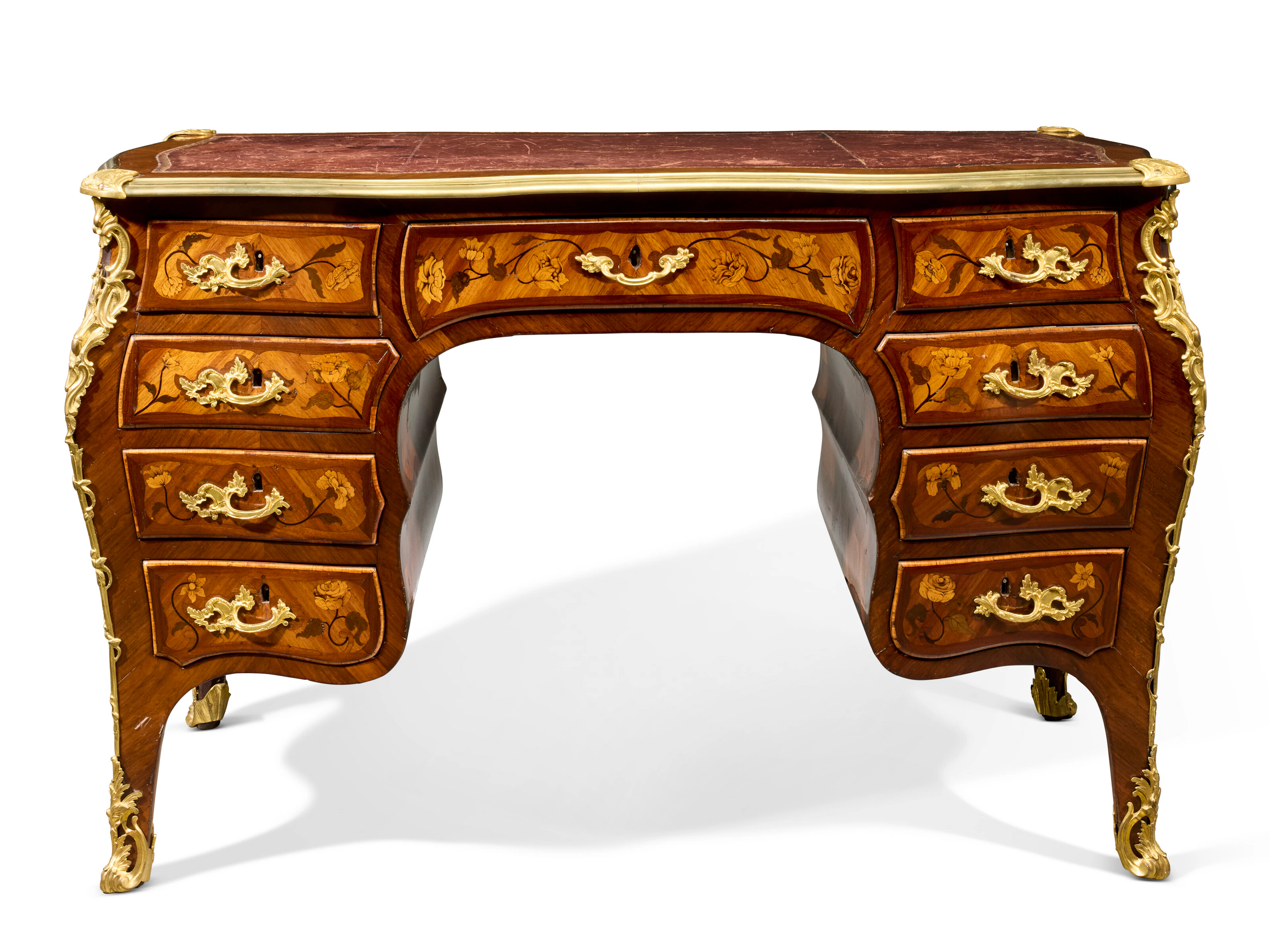 Bureau À Caissons D'époque Louis Xv