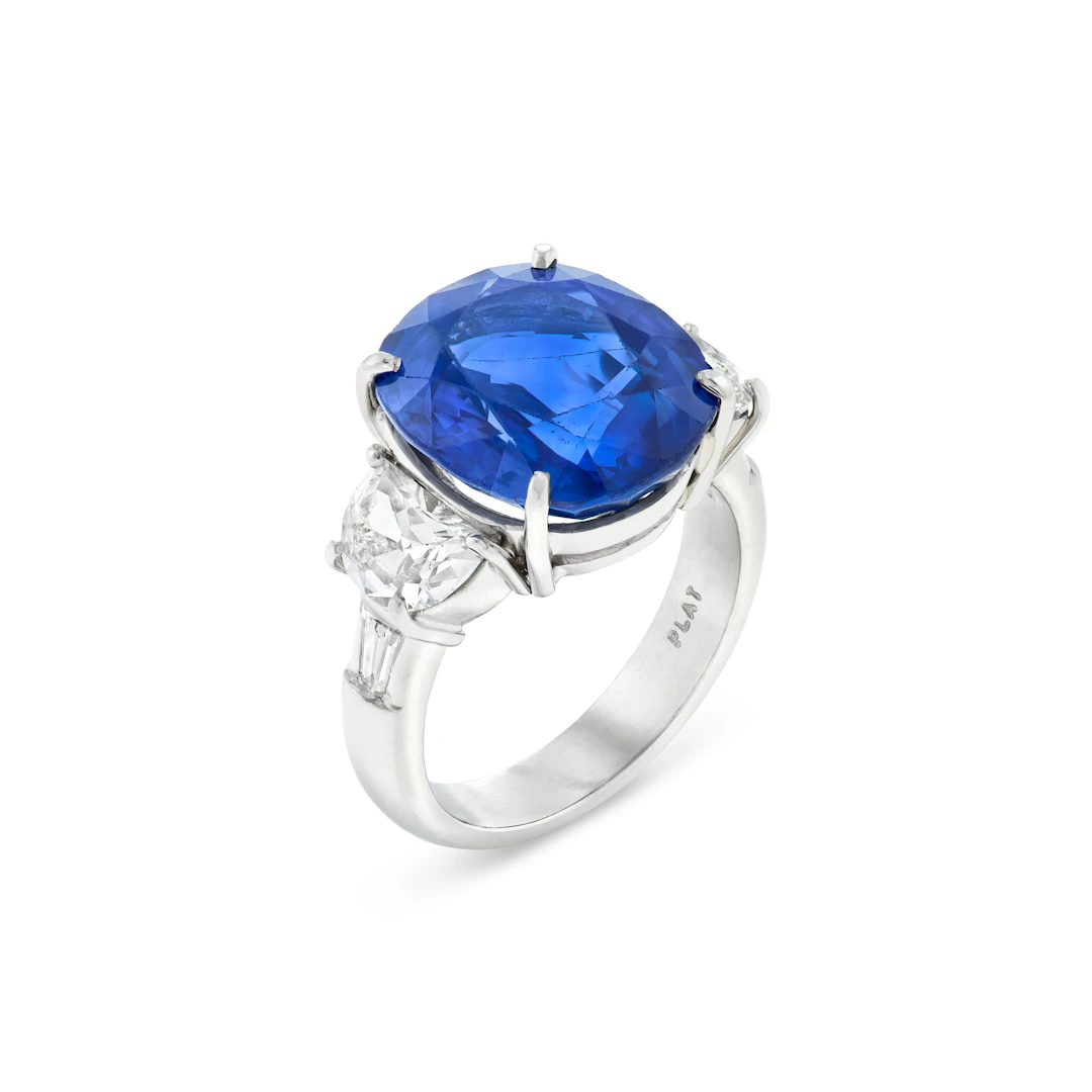 Sapphire and Diamond Ring