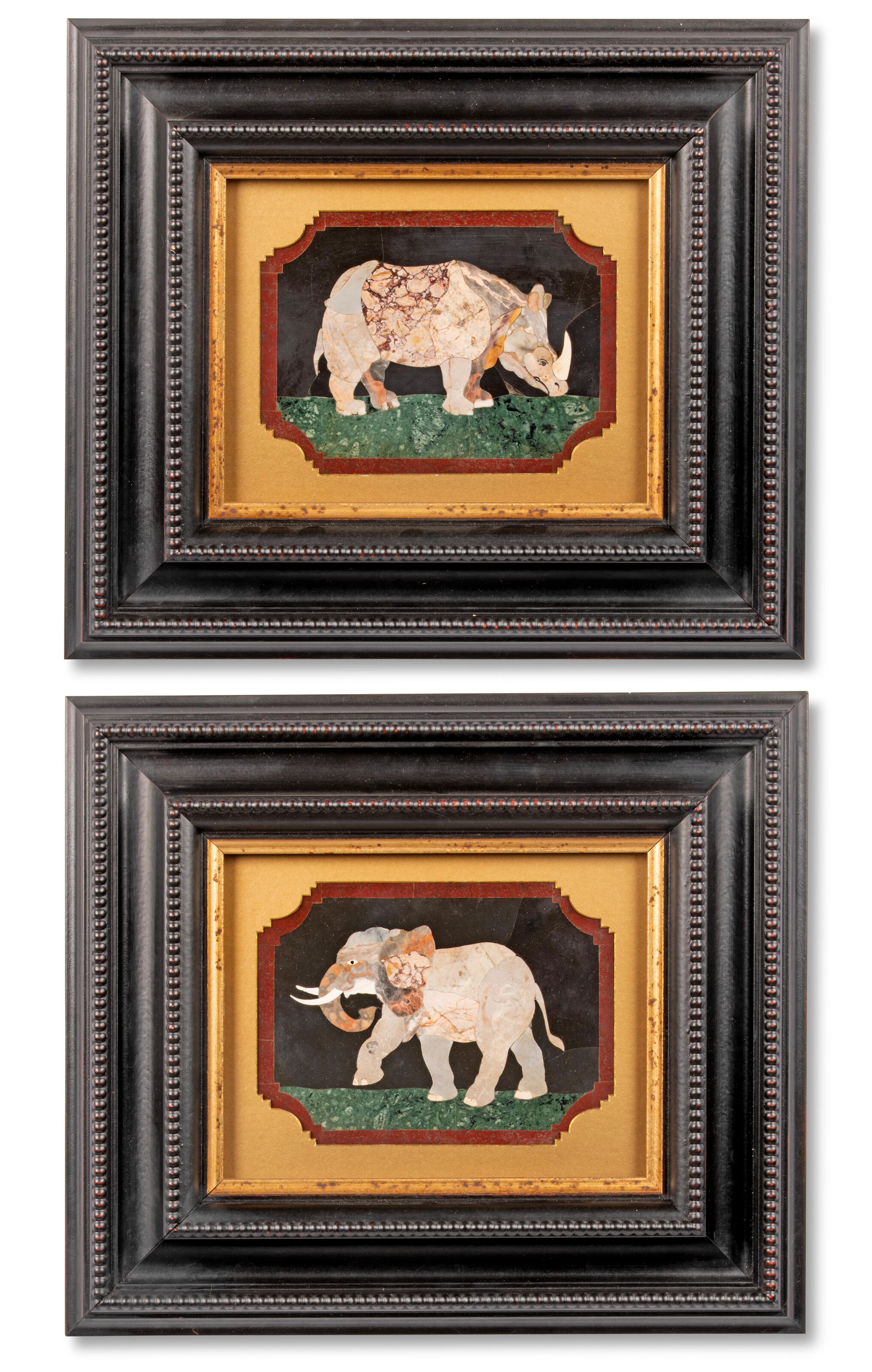 A Pair of Italian Pietra Dura Plaques