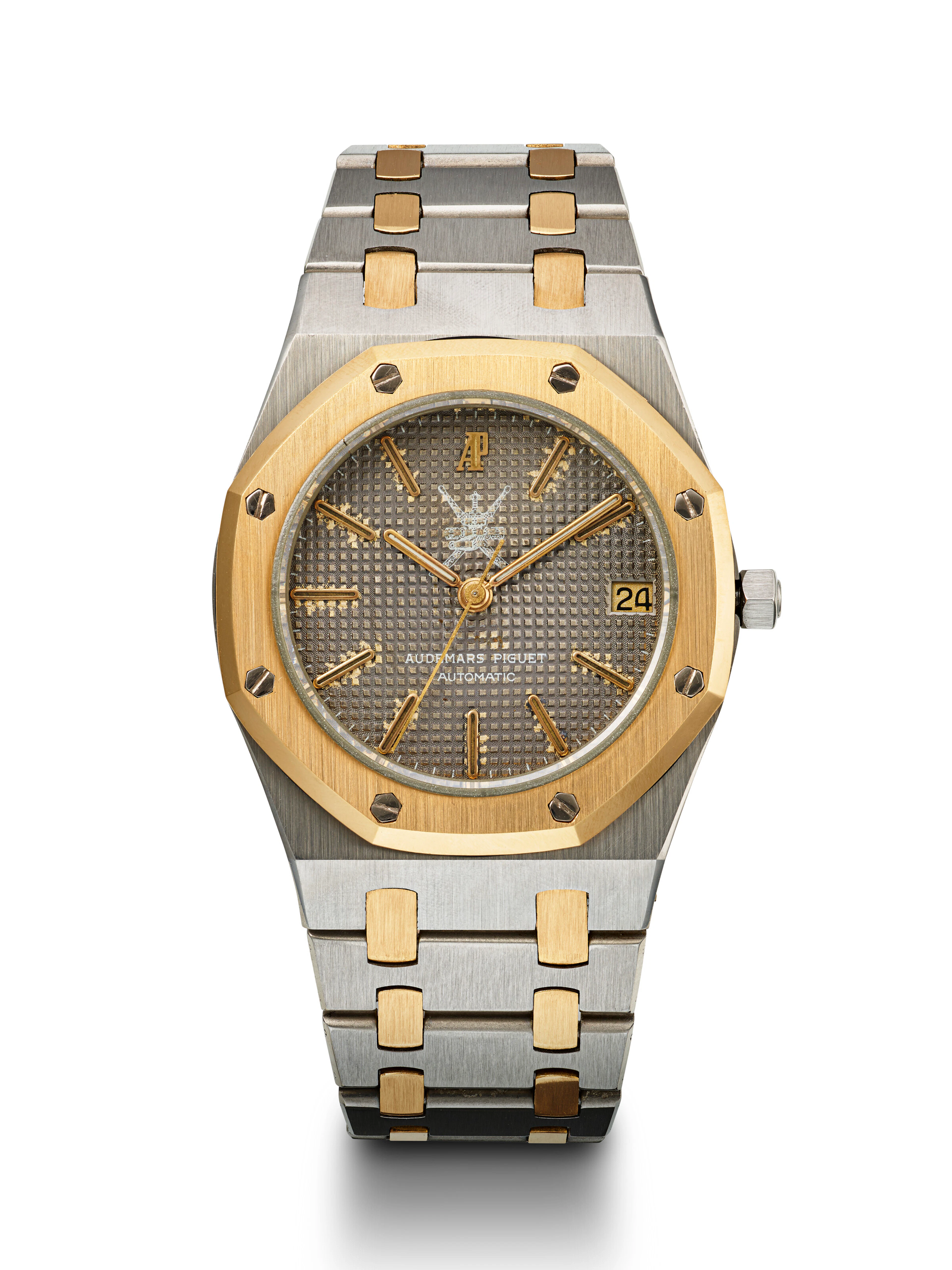 Audemars Piguet, Stainless Steel and Yellow Gold 'Royal Oak', Ref.