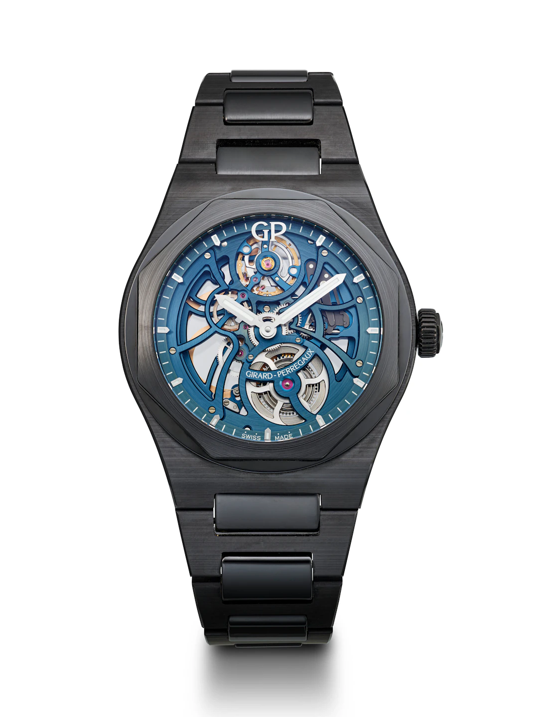 Girard-Perregaux, Black Ceramic 'Laureato Skeleton Earth to Sky', Ref. 81015