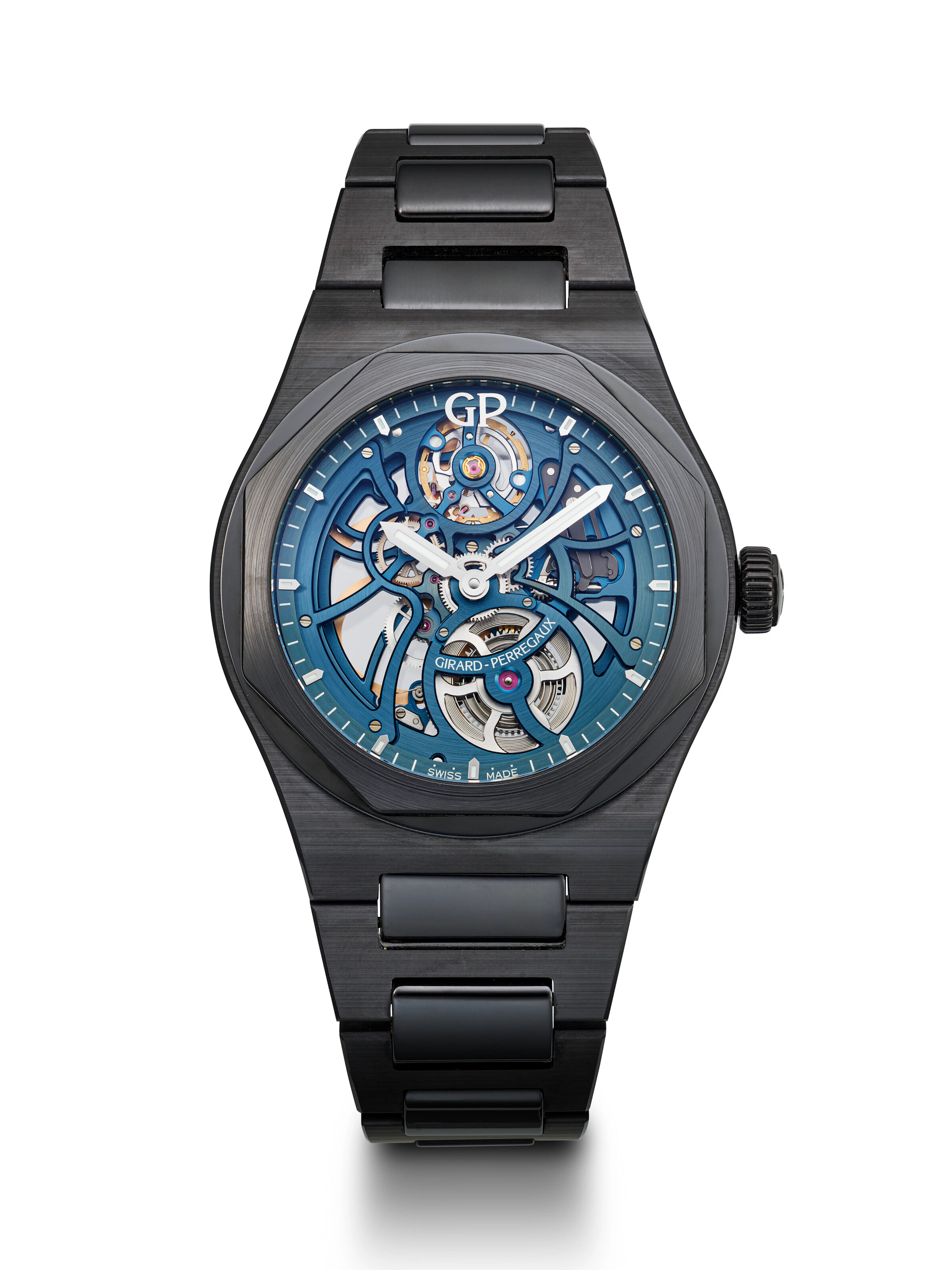 Girard-Perregaux, Black Ceramic 'Laureato Skeleton Earth to Sky', Ref. 81015