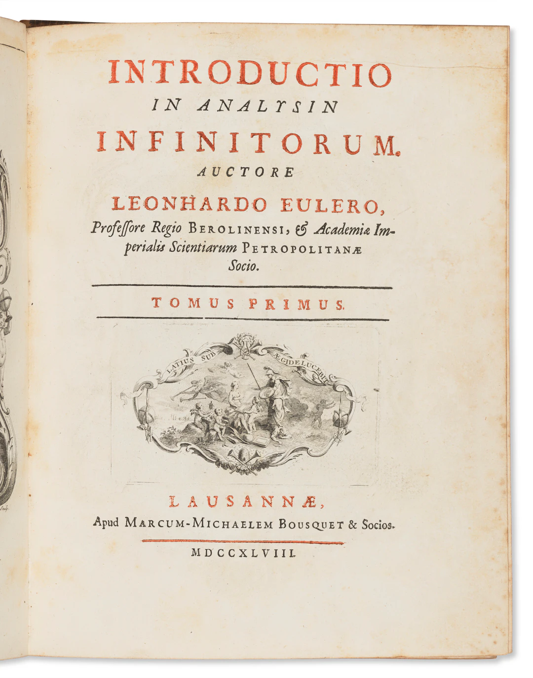 Introductio in Analysin Infinitorum