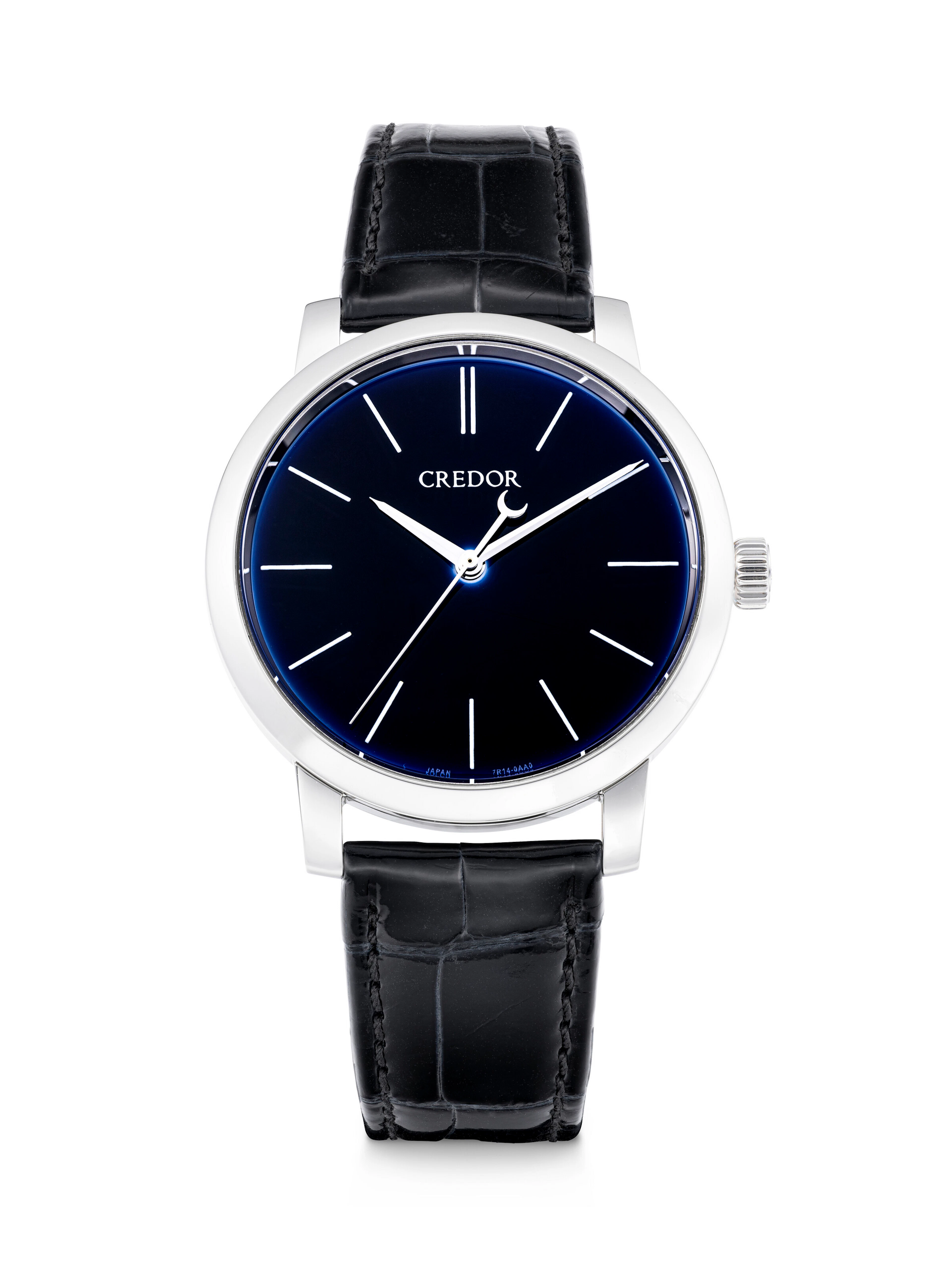 Credor. A Very Rare and Attractive Platinum Spring-Drive...