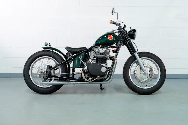 1975 Yamaha Xs650 Bobber by Mike Woolaway
