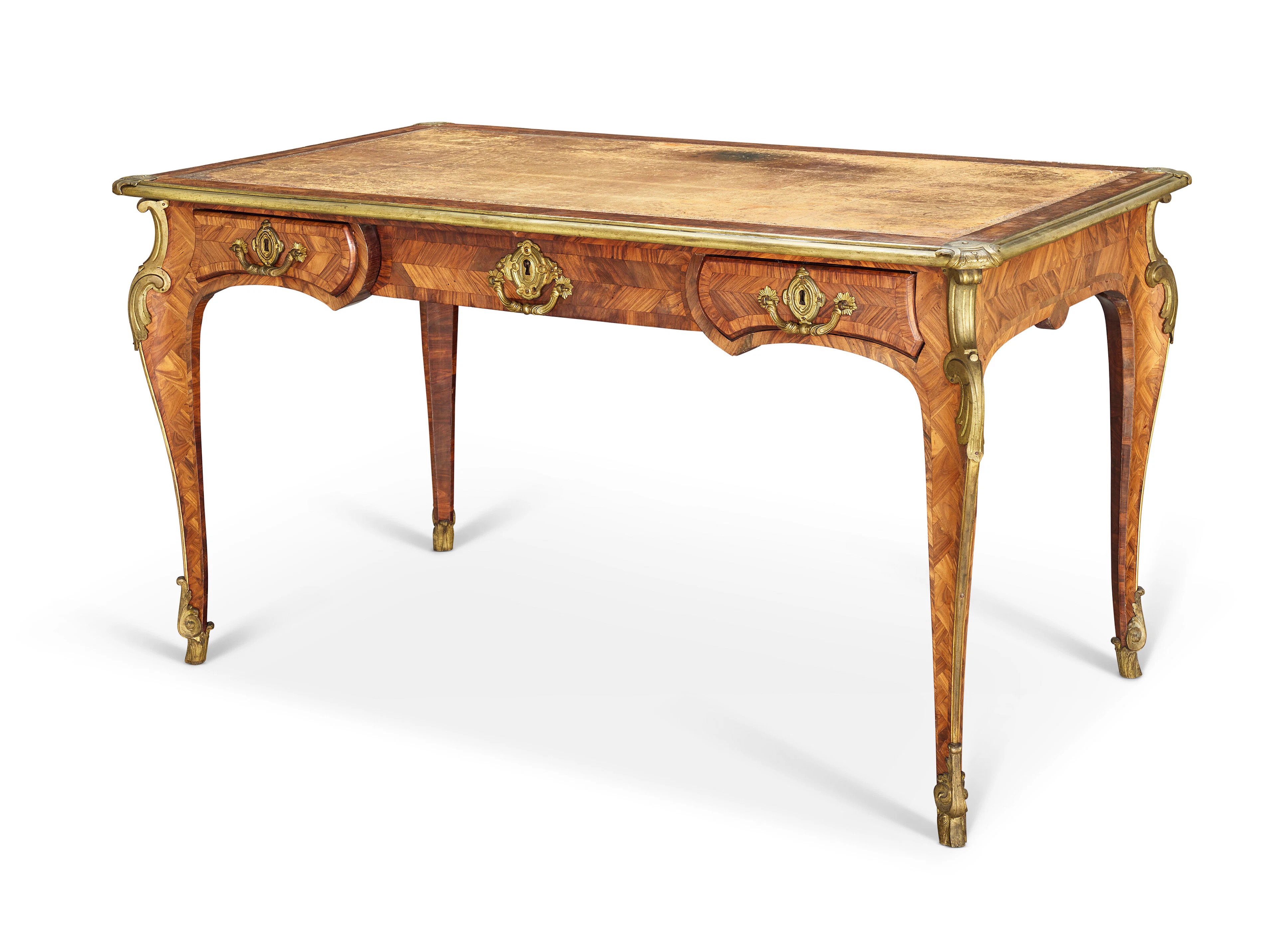 Petit Bureau Plat D'époque Régence
