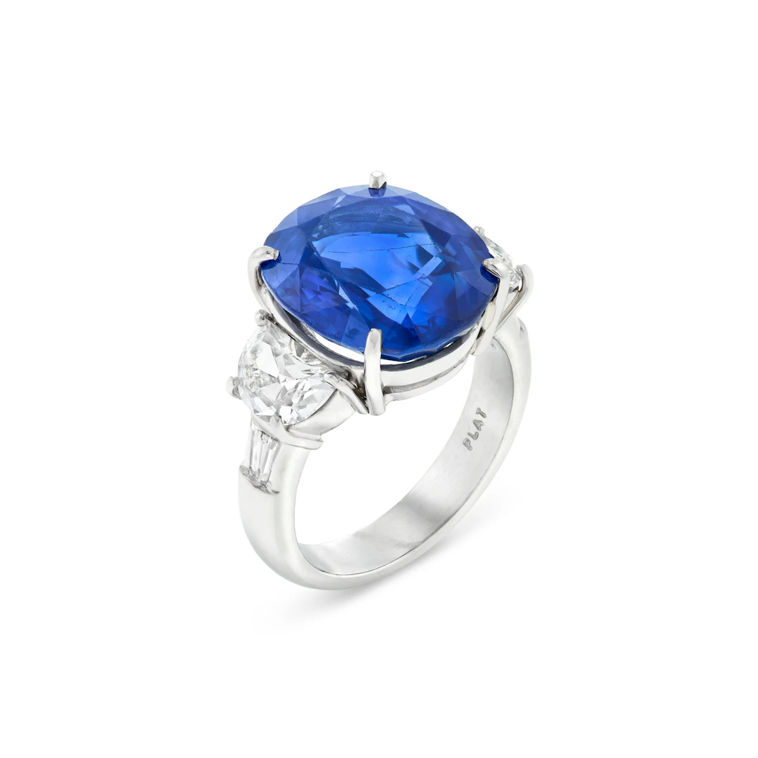Sapphire and Diamond Ring