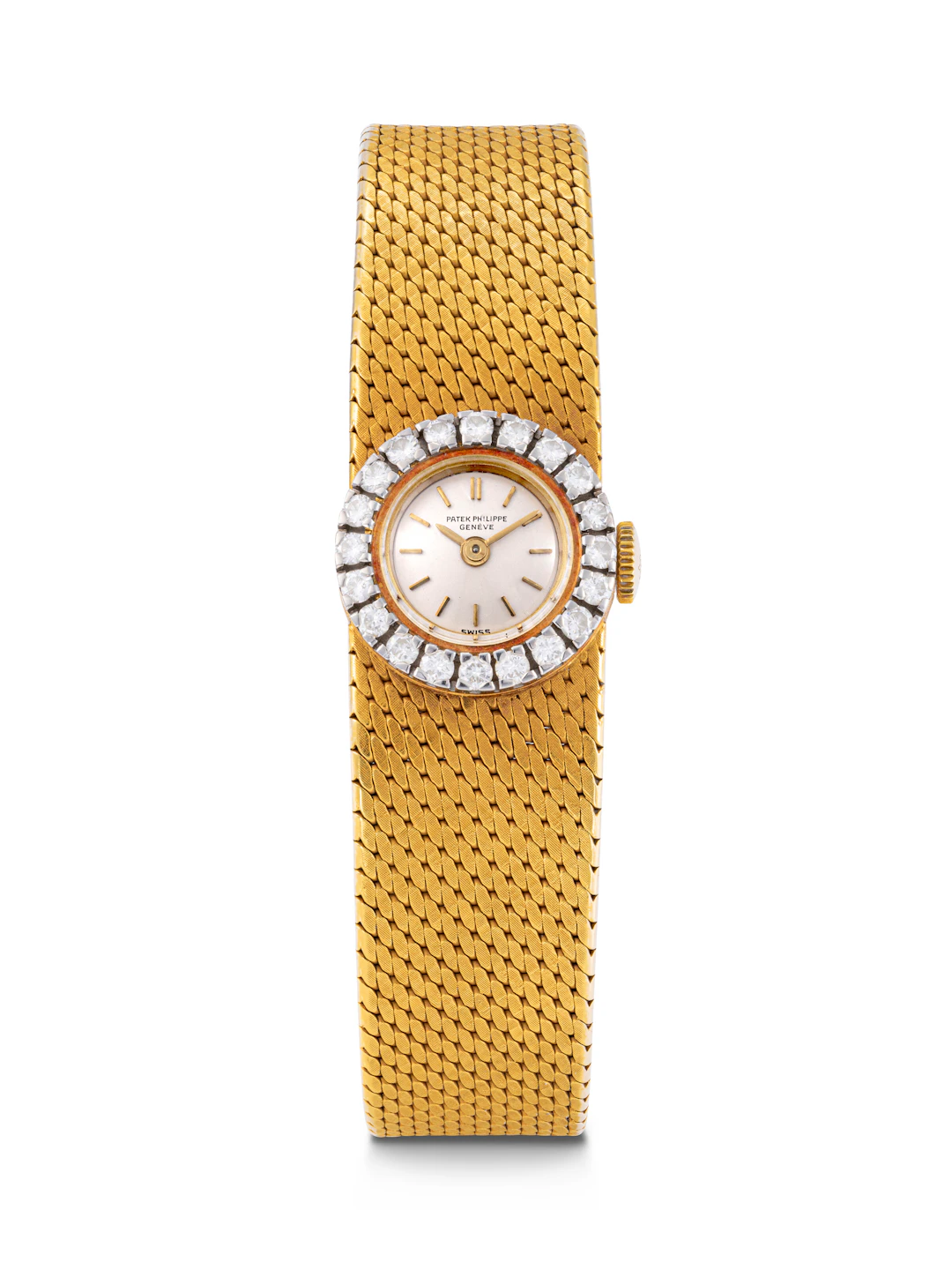 Patek Philippe. A Lady’s Delicate 18K Gold and Diamond-Set Bracelet Watch