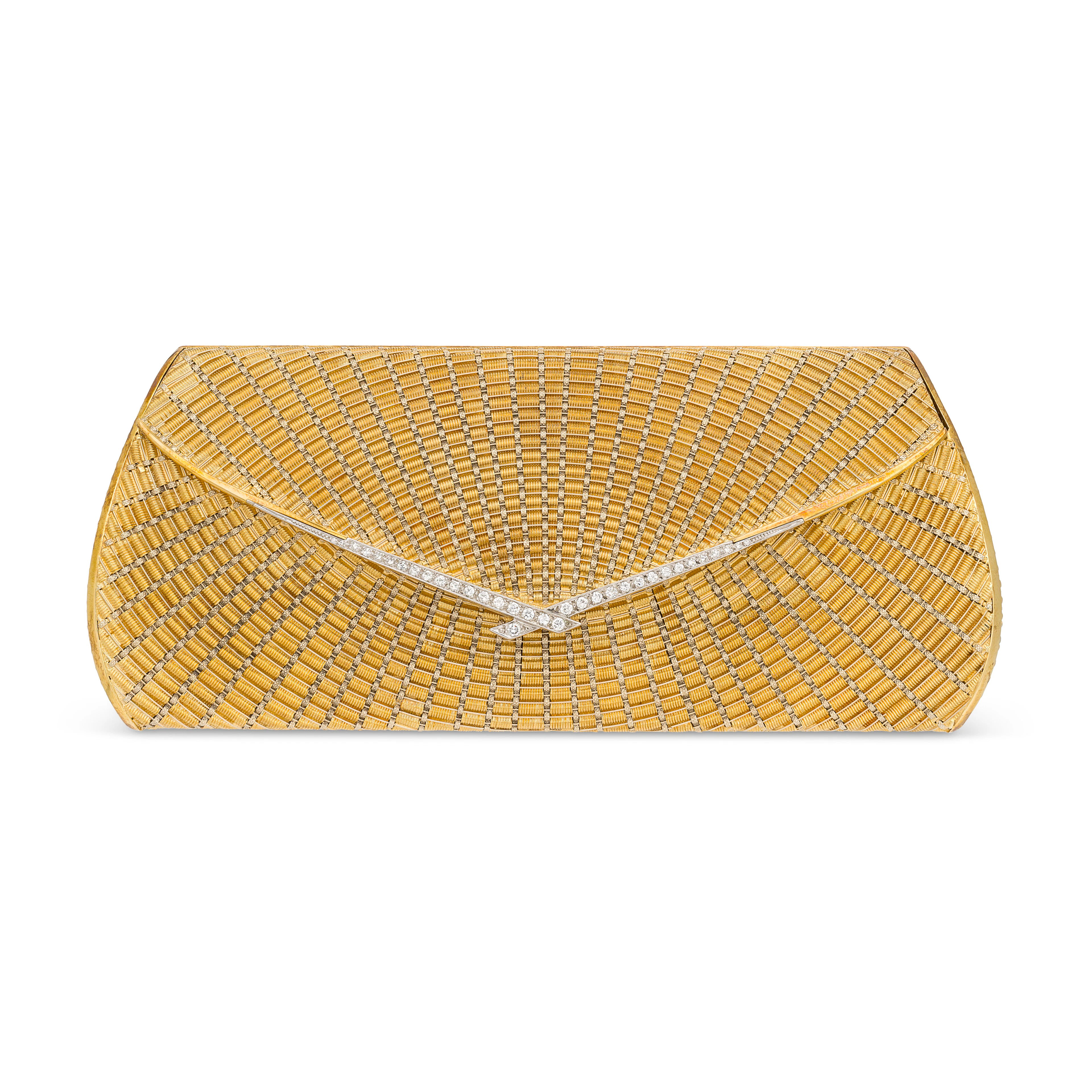 Diamond and Gold Evening Bag