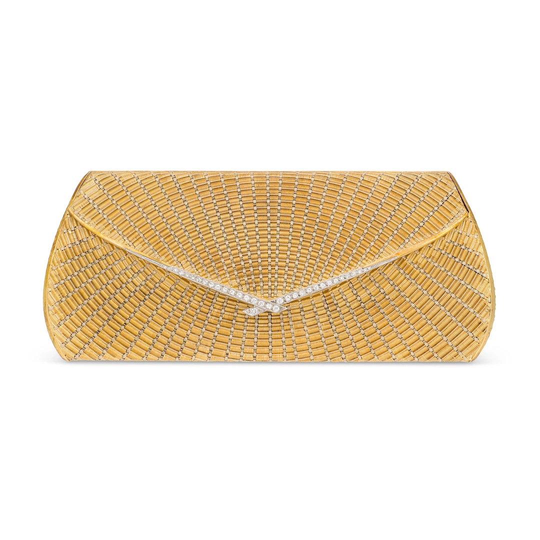 Diamond and Gold Evening Bag