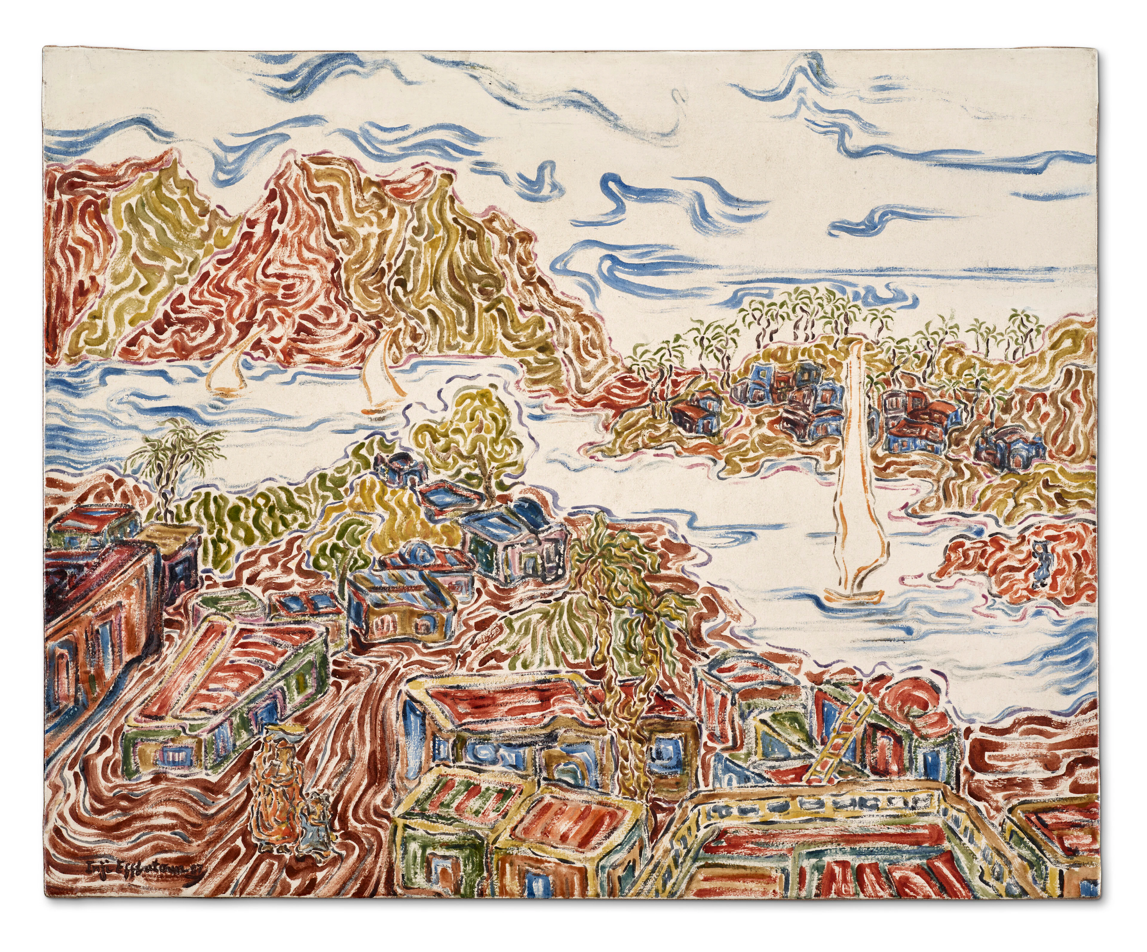 Inji Efflatoun (1924, Cairo - 1989, Cairo)