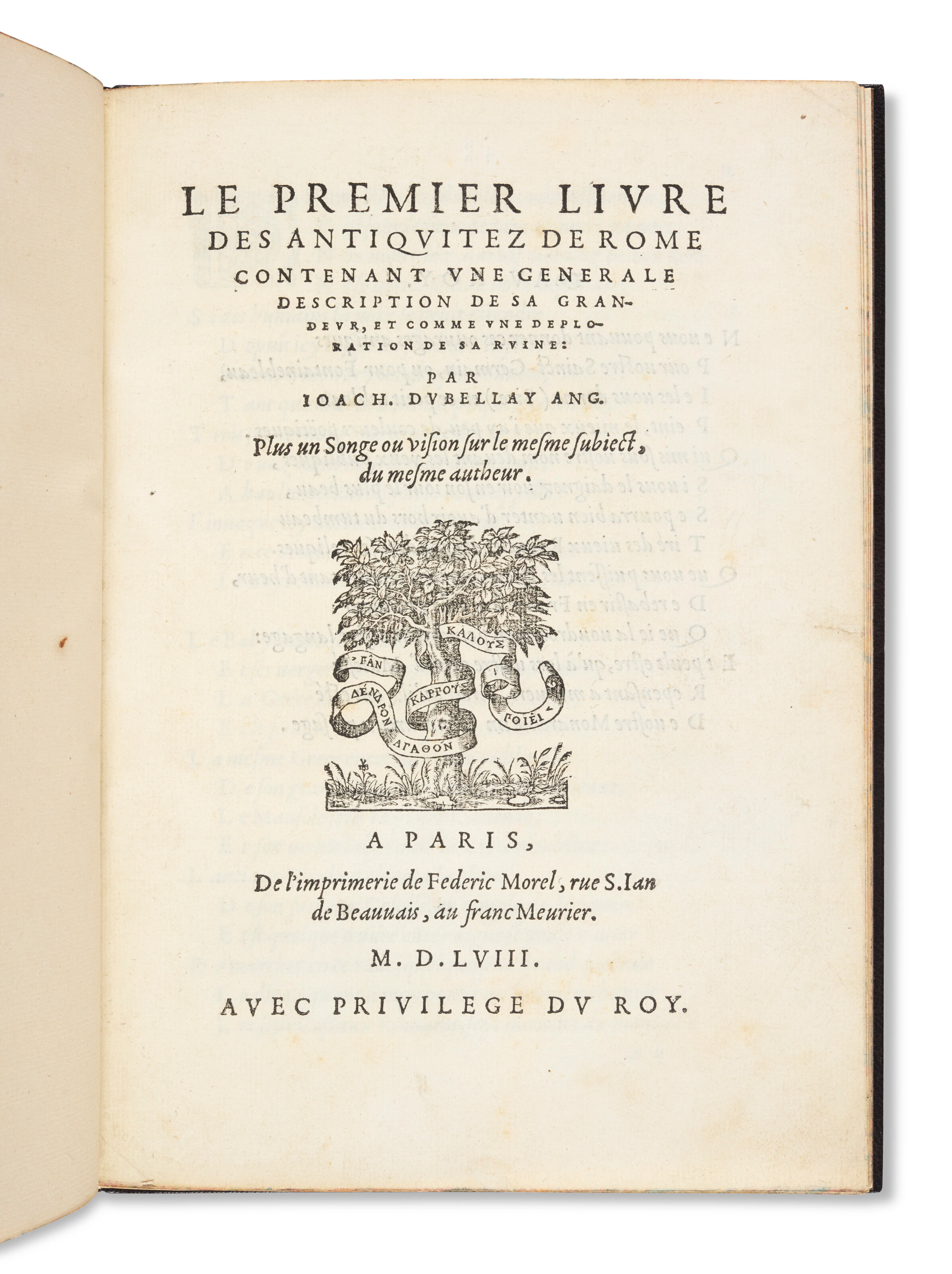 DU BELLAY, Joachim (1522-1560)